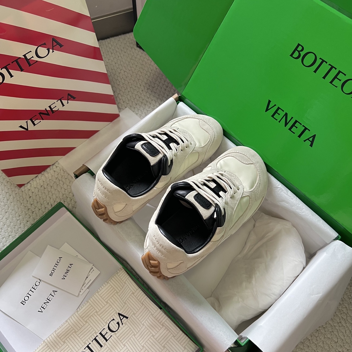 Bottega Veneta Male Sneakers Mesh S