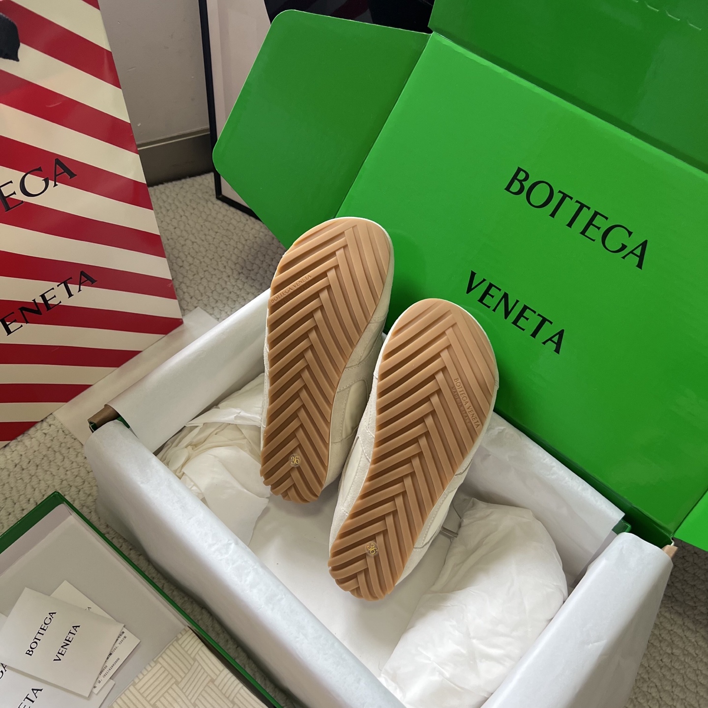 Bottega Veneta Male Sneakers Mesh S