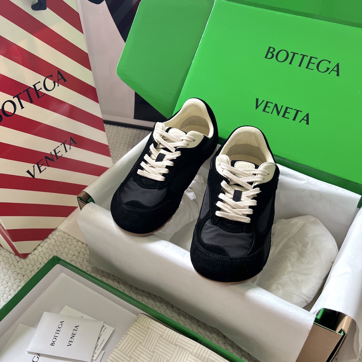 Bottega Veneta Male Sneakers Mesh S