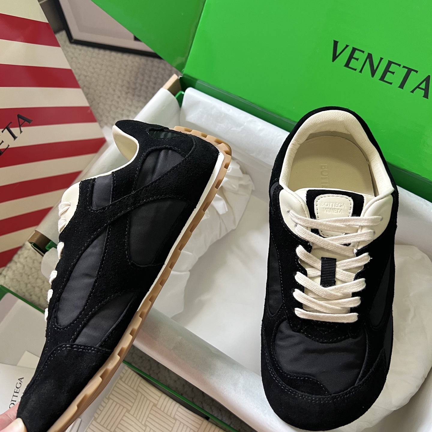 Bottega Veneta Male Sneakers Mesh S