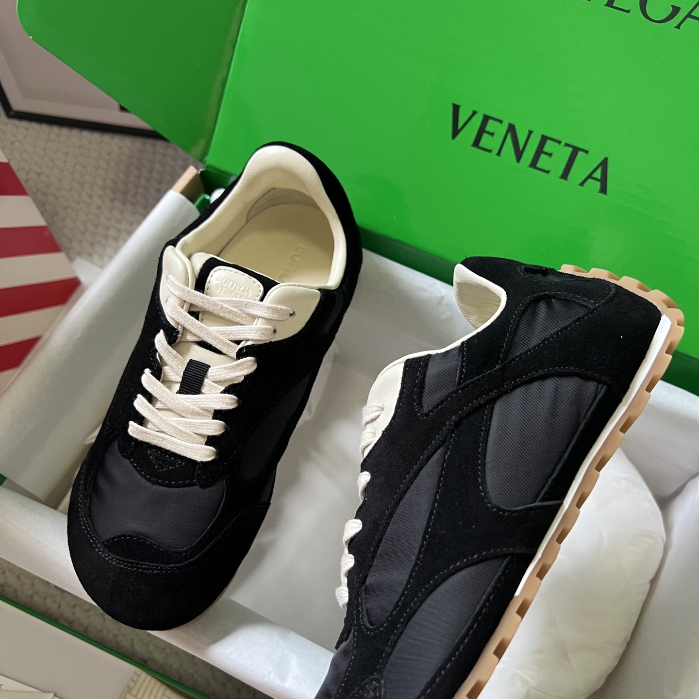 Bottega Veneta Male Sneakers Mesh S