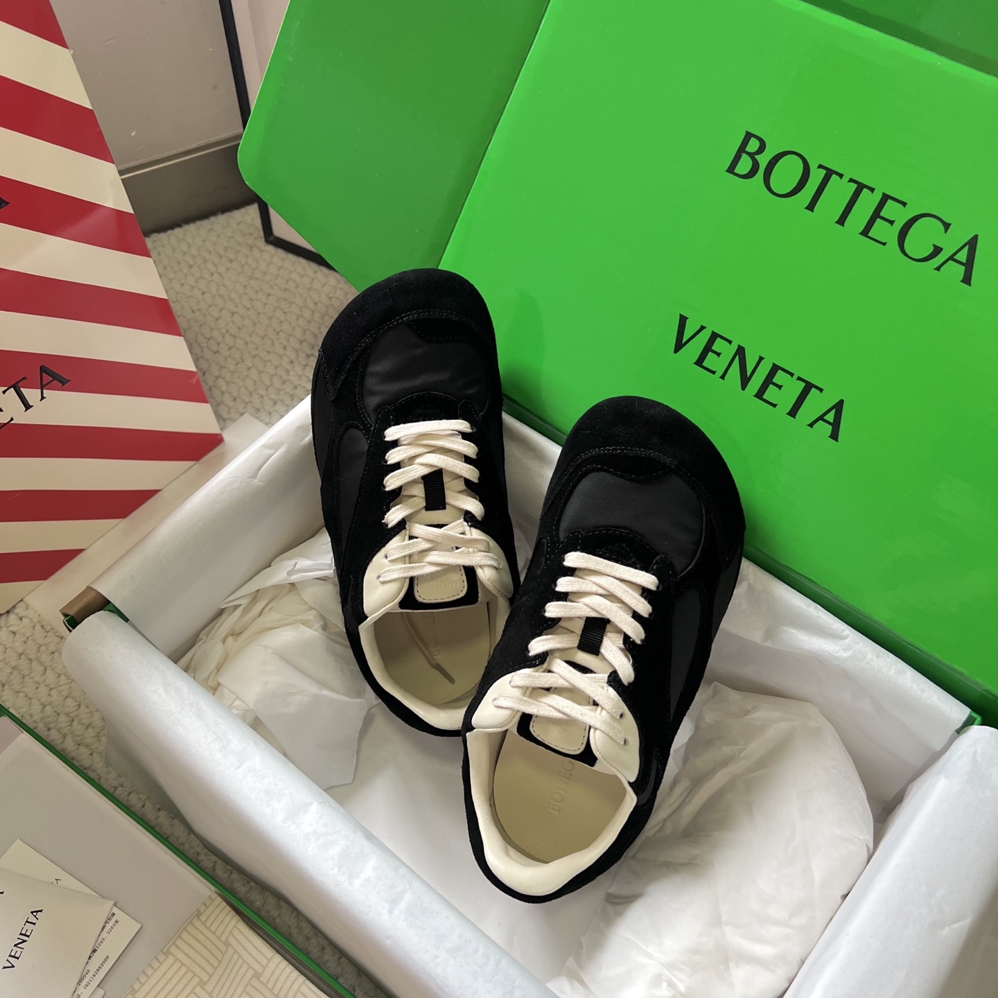 Bottega Veneta Male Sneakers Mesh S