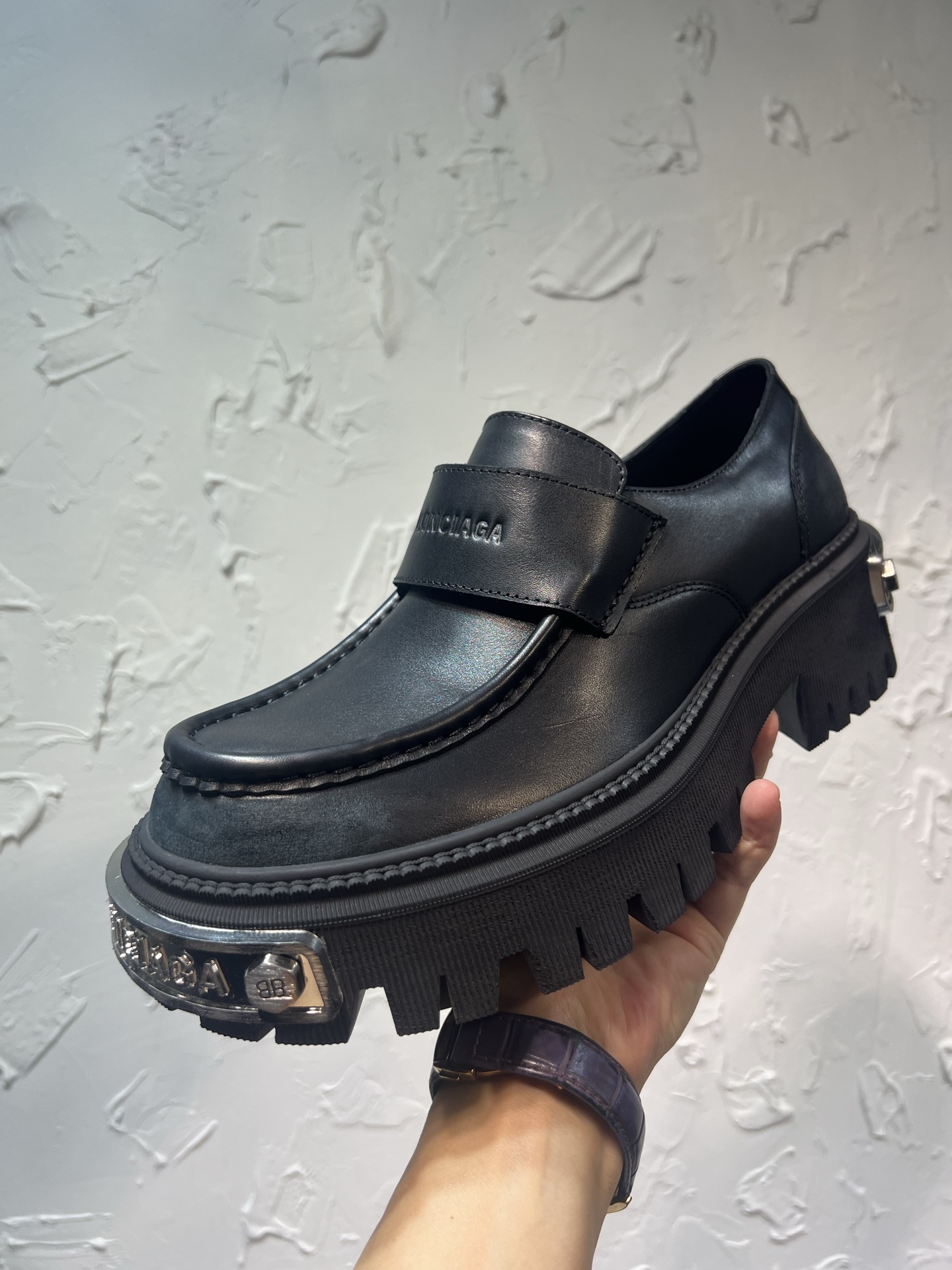 Balenciaga Loafers Cow Leather M-l