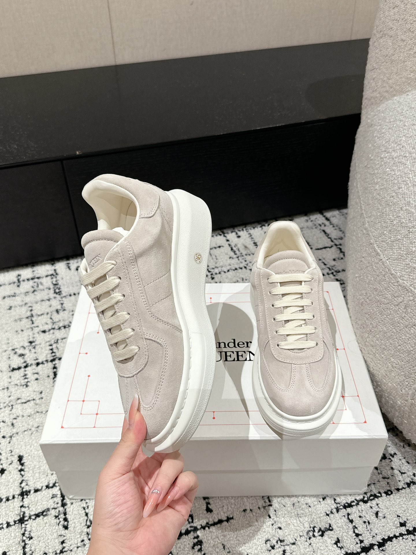 Alexander Mcqueen Male Sneakers M-l-s