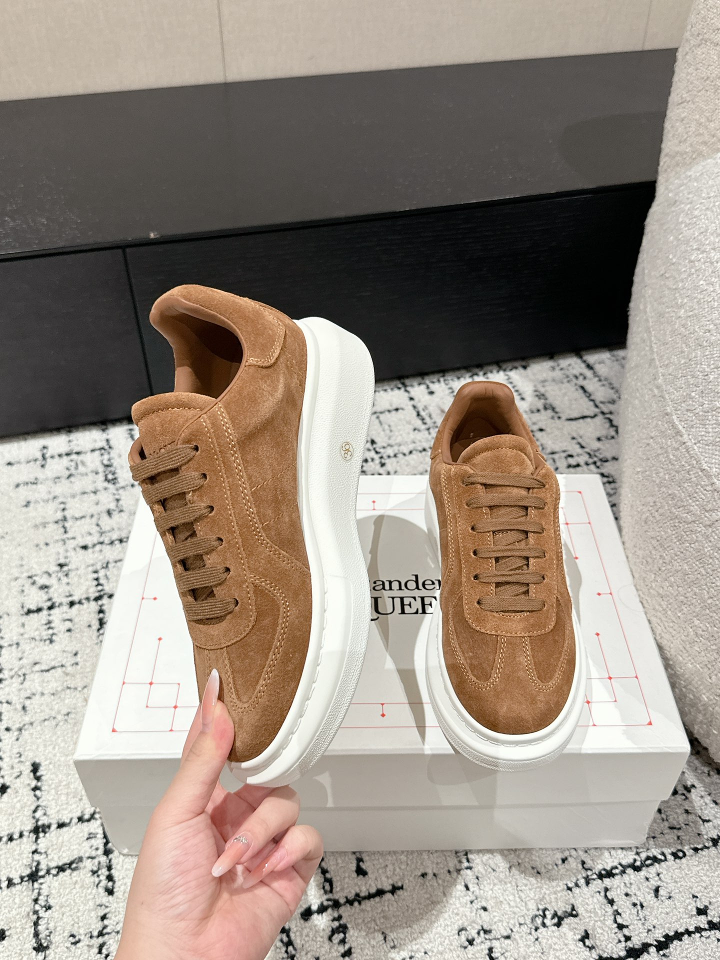 Alexander Mcqueen Male Sneakers M-l-s