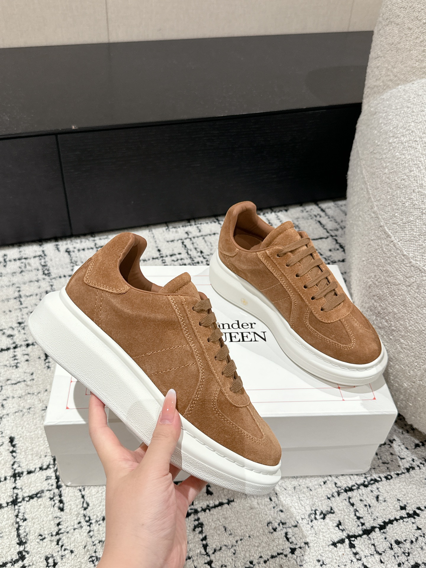 Alexander Mcqueen Male Sneakers M-l-s