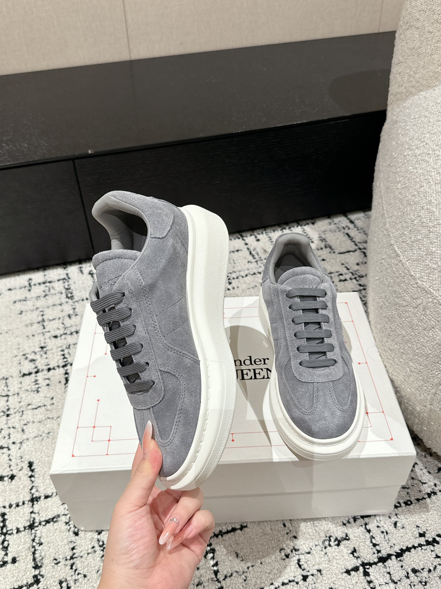 Alexander Mcqueen Male Sneakers M-l-s