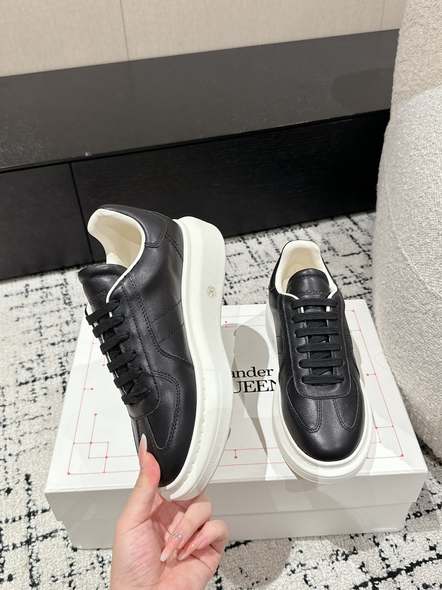 Alexander Mcqueen Male Sneakers M-l-s