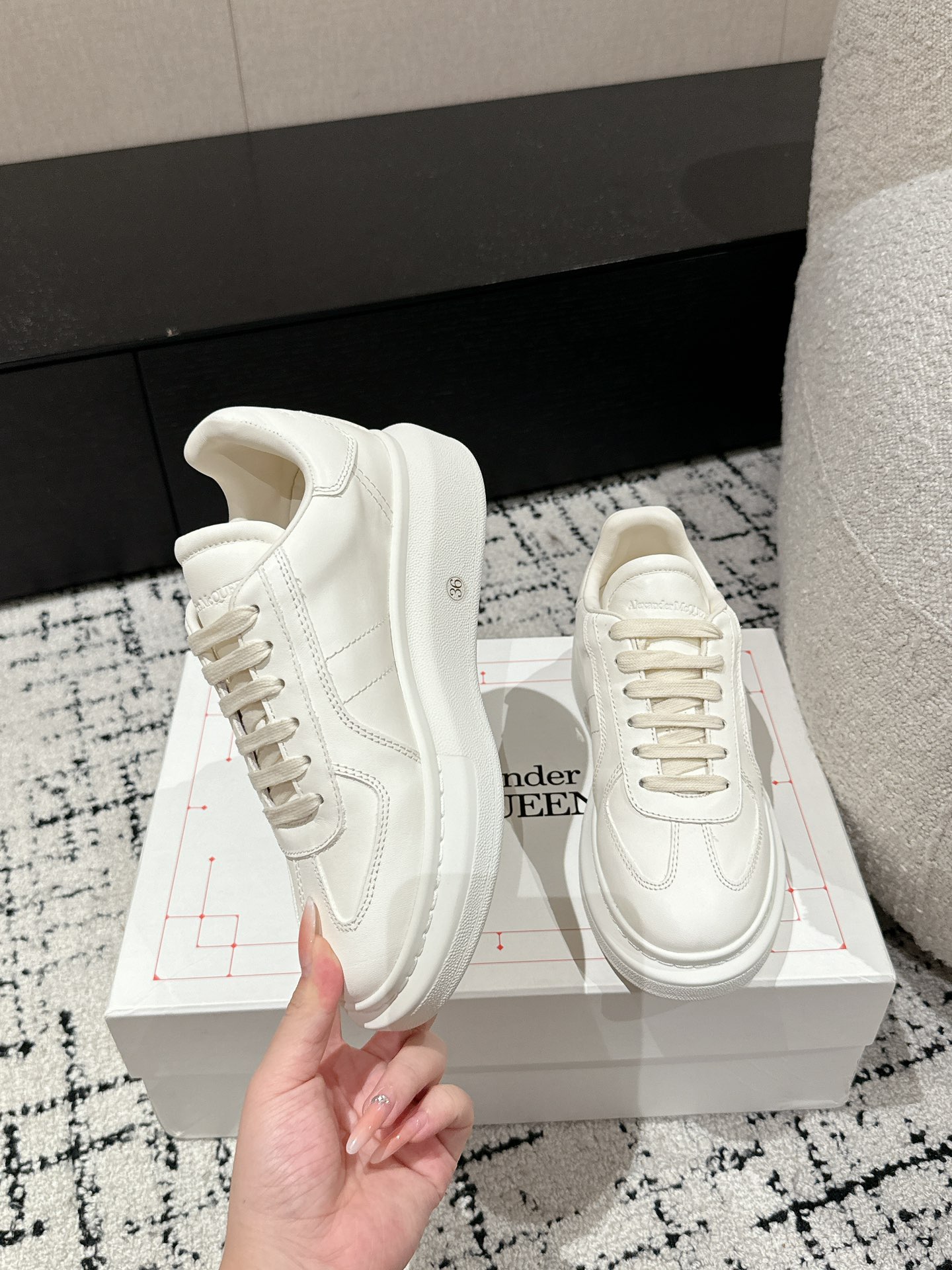 Alexander Mcqueen Male Sneakers M-l-s