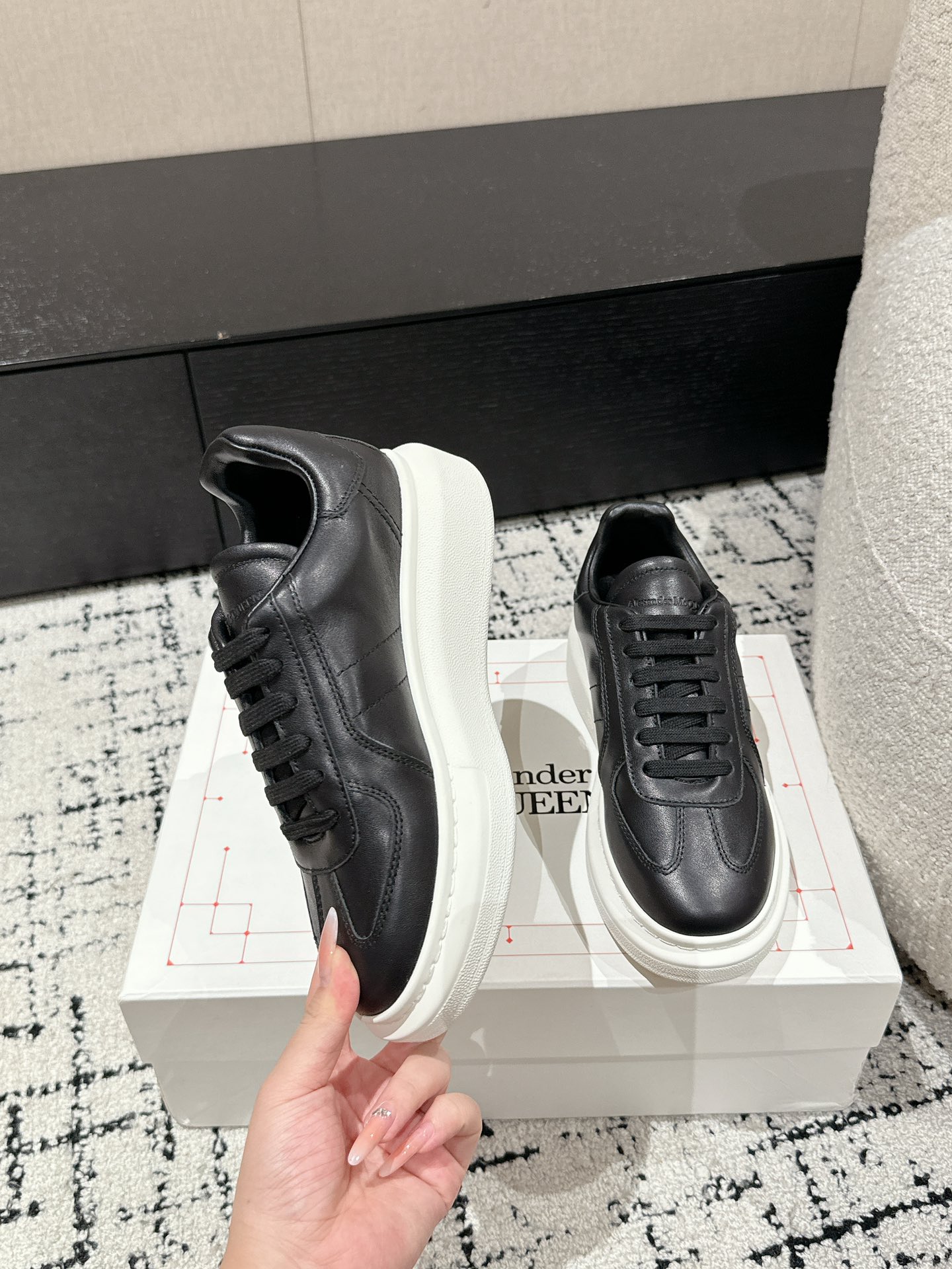 Alexander Mcqueen Male Sneakers M-l-s