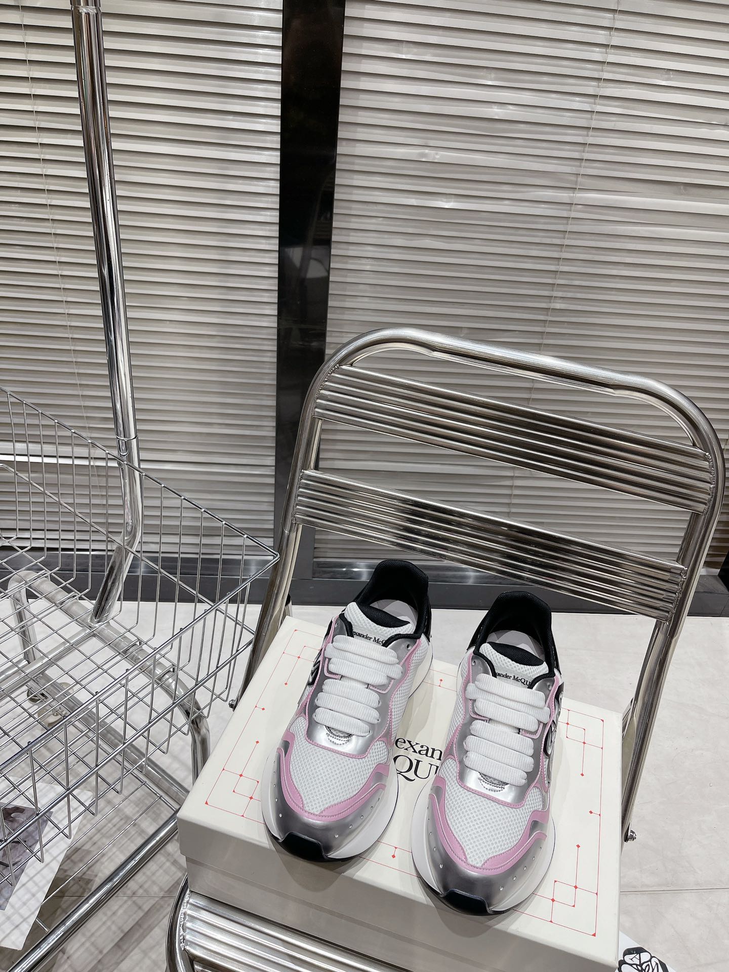 Alexander Mcqueen Dior Male Sneakers White M-l-s