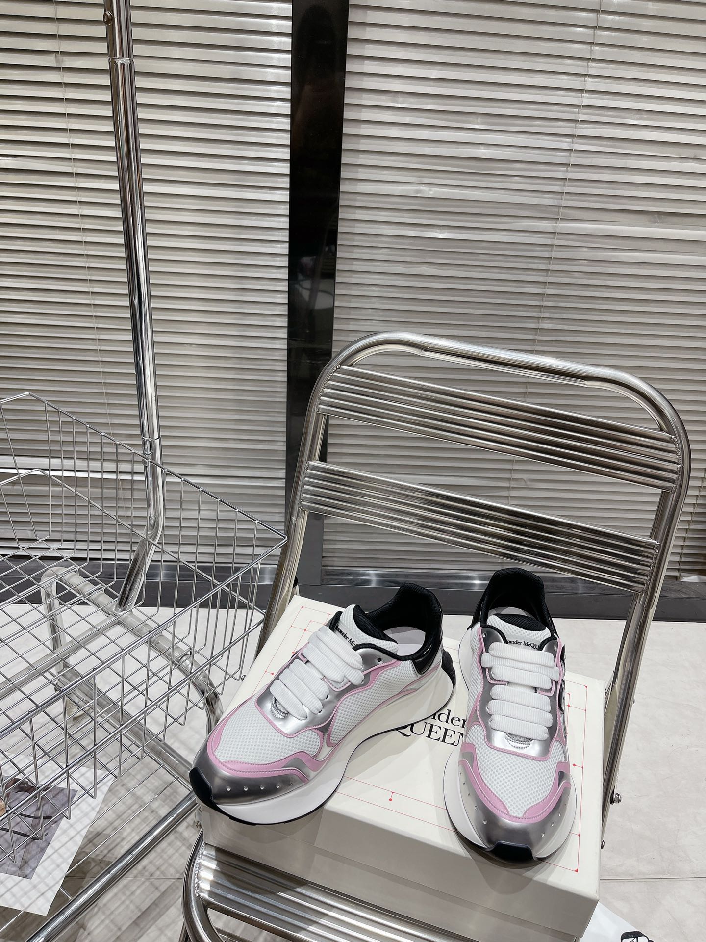 Alexander Mcqueen Dior Male Sneakers White M-l-s