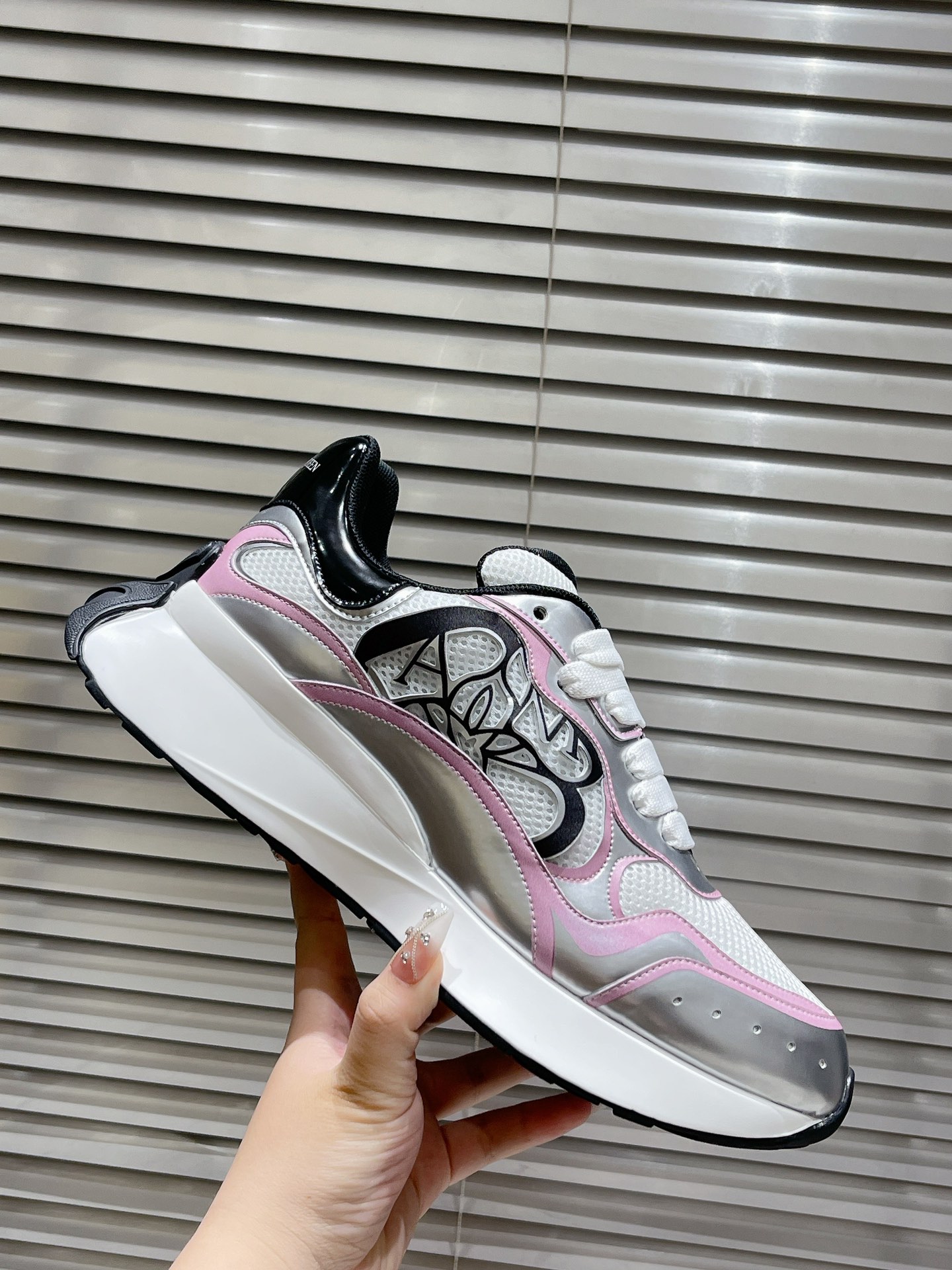 Alexander Mcqueen Dior Male Sneakers White M-l-s