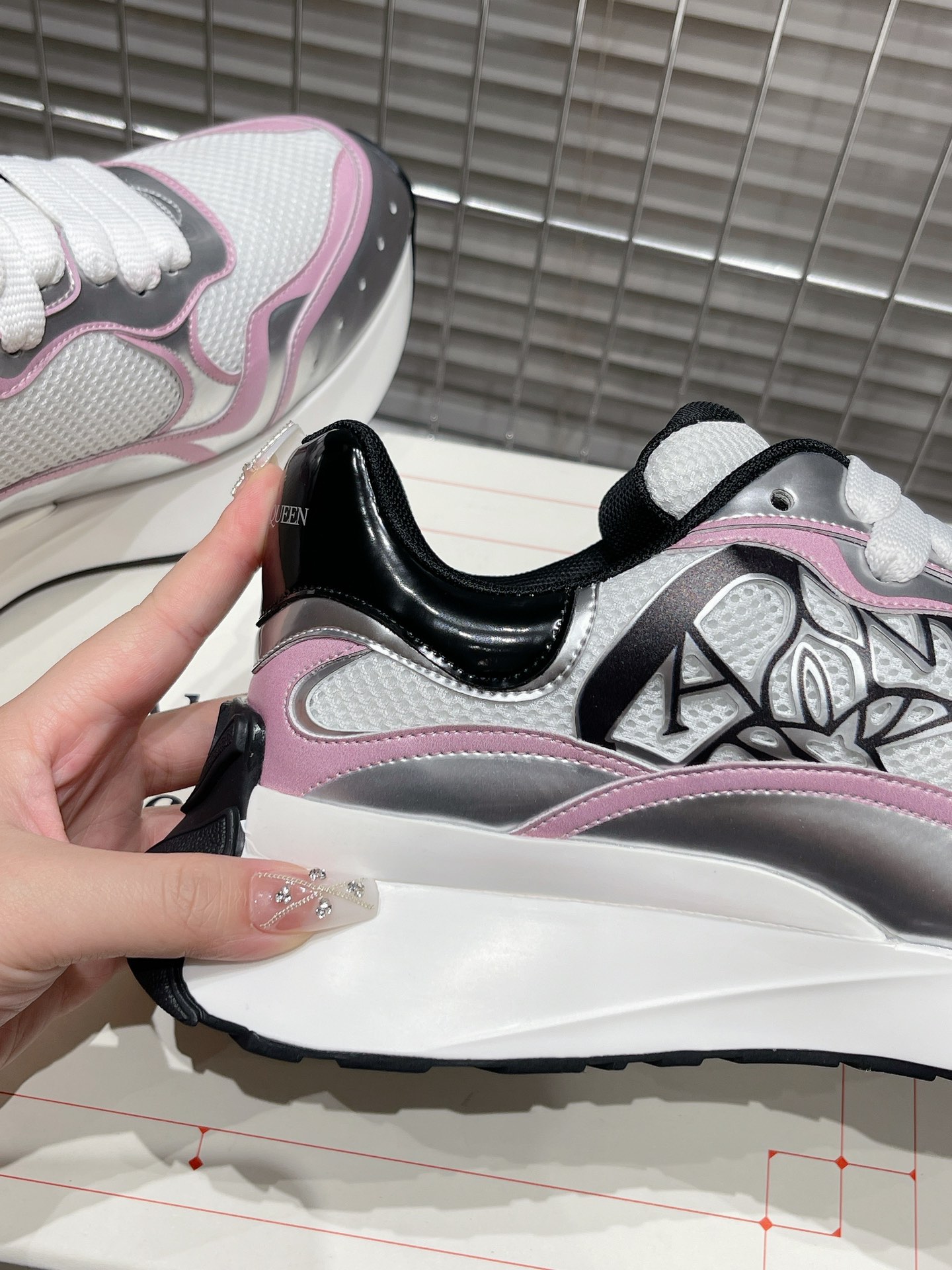 Alexander Mcqueen Dior Male Sneakers White M-l-s