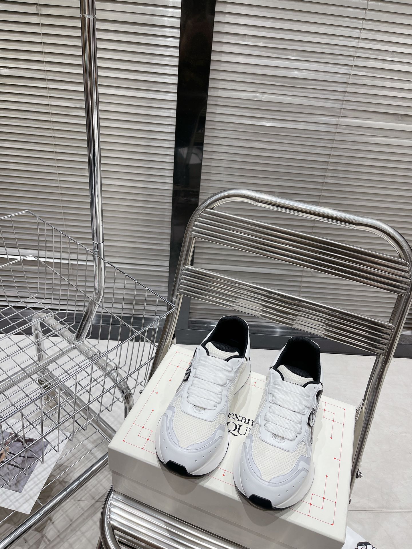 Alexander Mcqueen Dior Male Sneakers White M-l-s