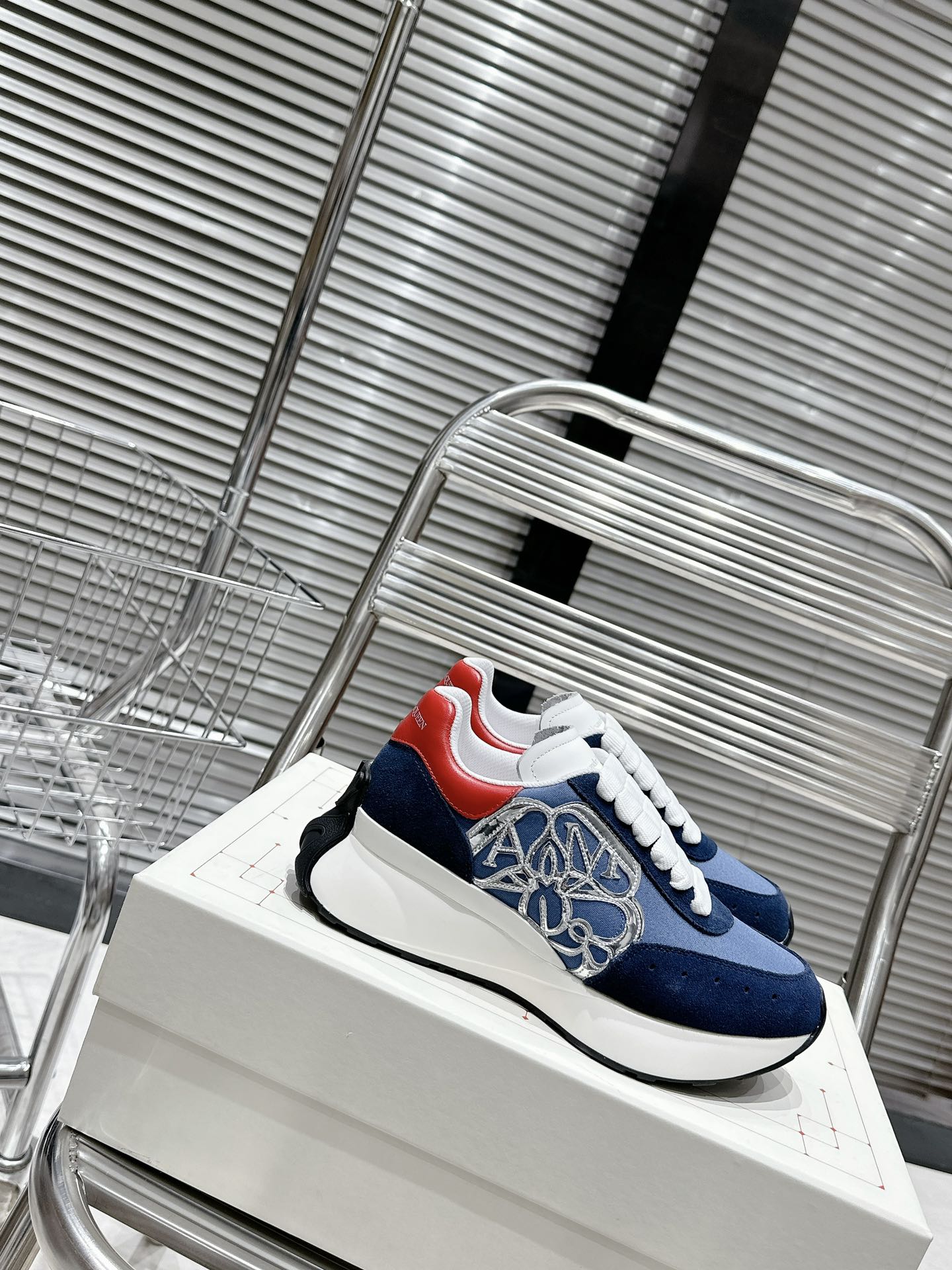 Alexander Mcqueen Dior Male Sneakers White M-l-s