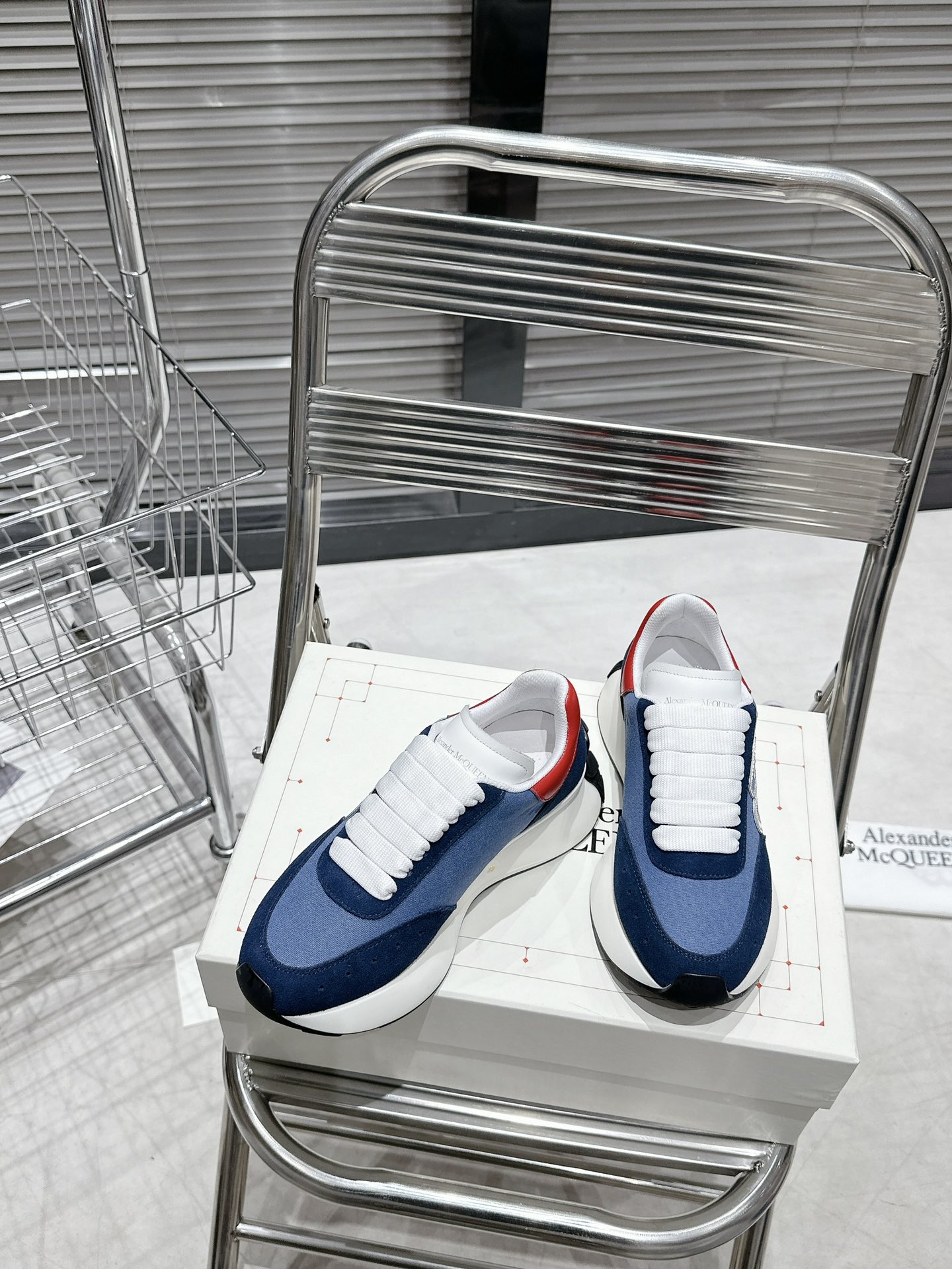 Alexander Mcqueen Dior Male Sneakers White M-l-s