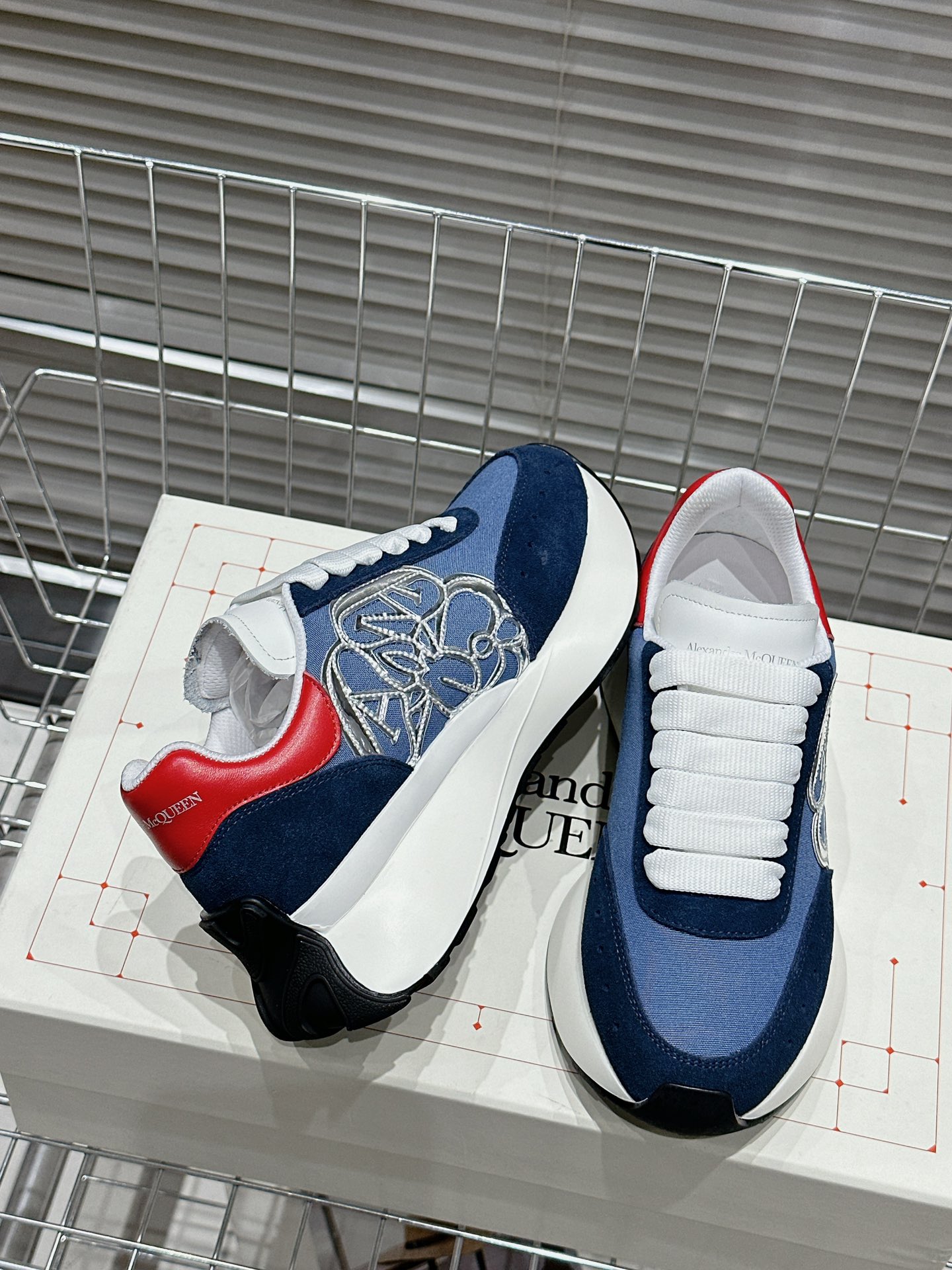 Alexander Mcqueen Dior Male Sneakers White M-l-s