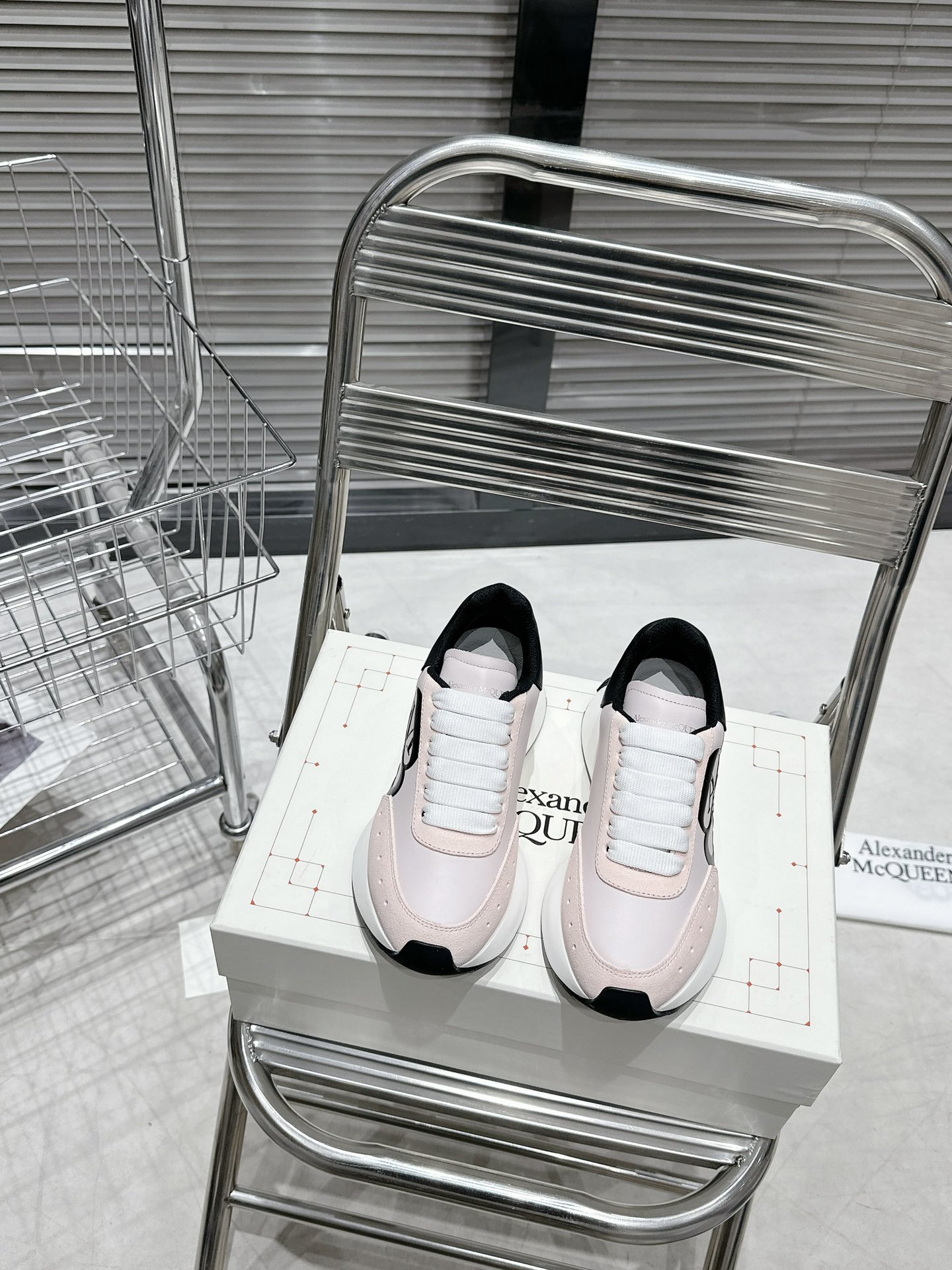 Alexander Mcqueen Dior Male Sneakers White M-l-s