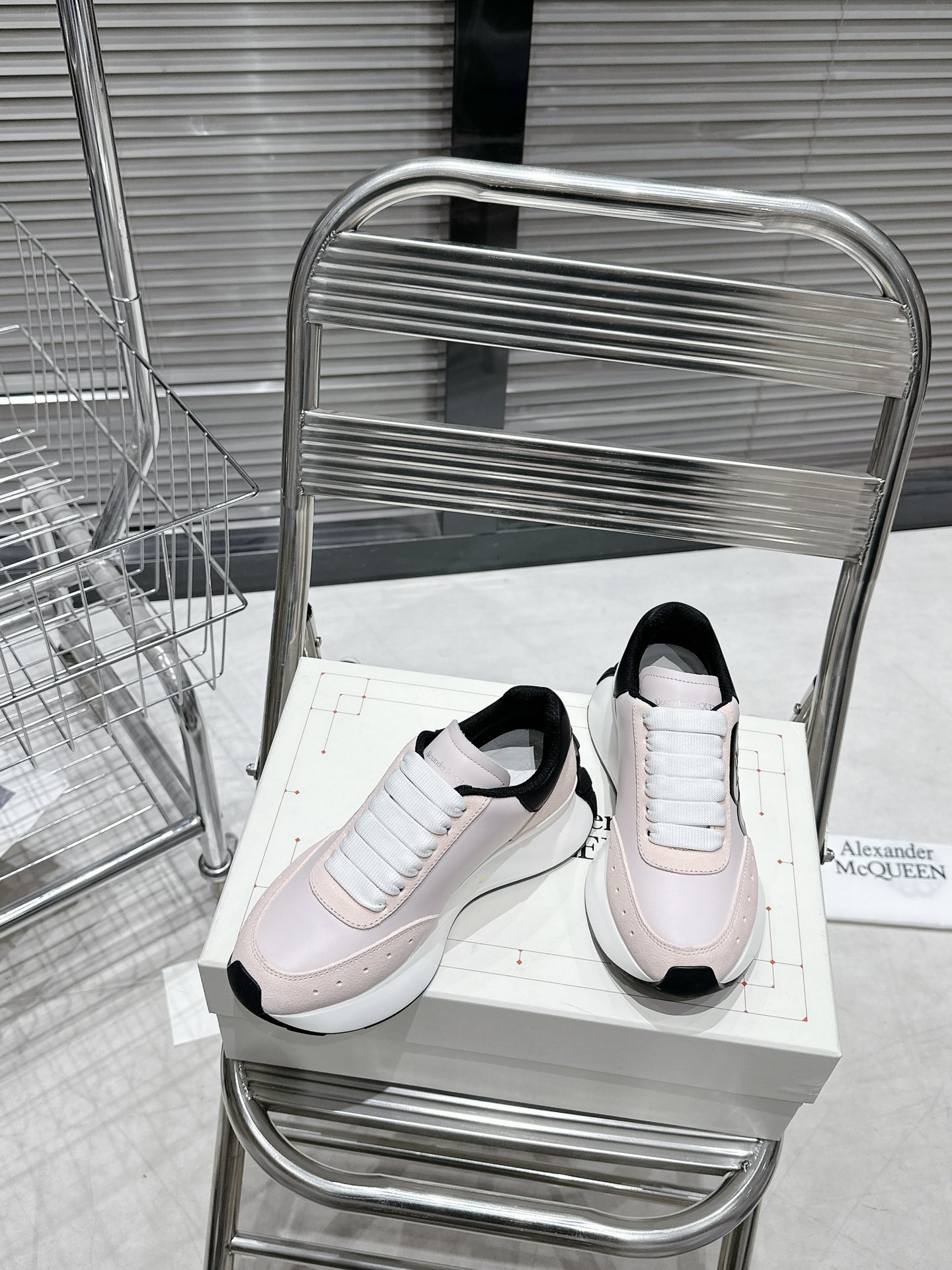 Alexander Mcqueen Dior Male Sneakers White M-l-s