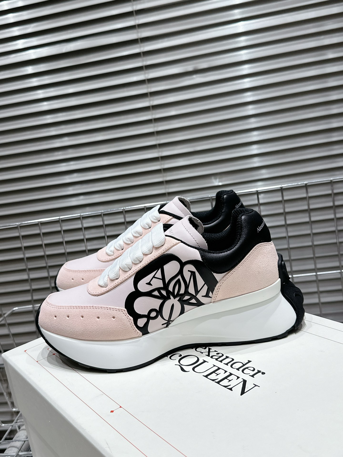 Alexander Mcqueen Dior Male Sneakers White M-l-s