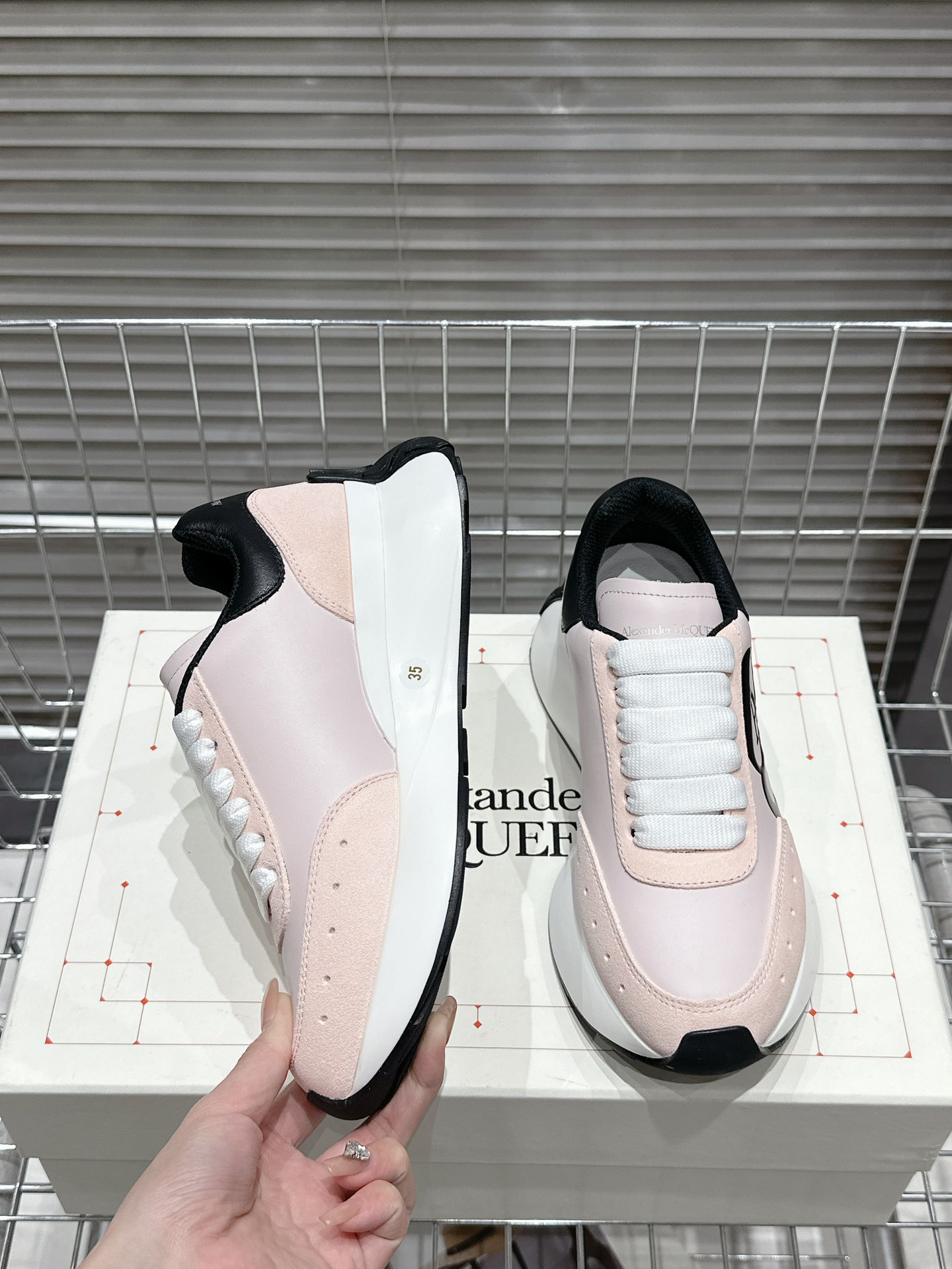 Alexander Mcqueen Dior Male Sneakers White M-l-s