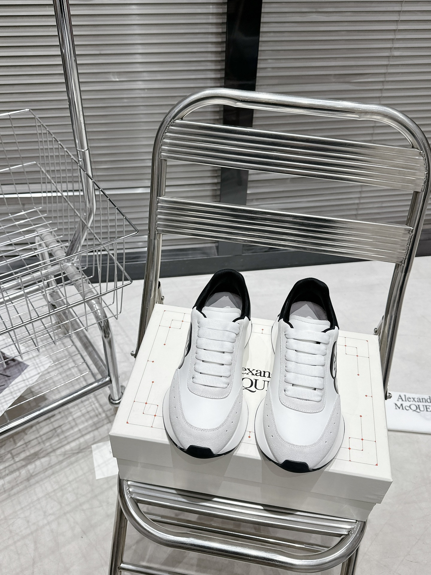 Alexander Mcqueen Dior Male Sneakers White M-l-s