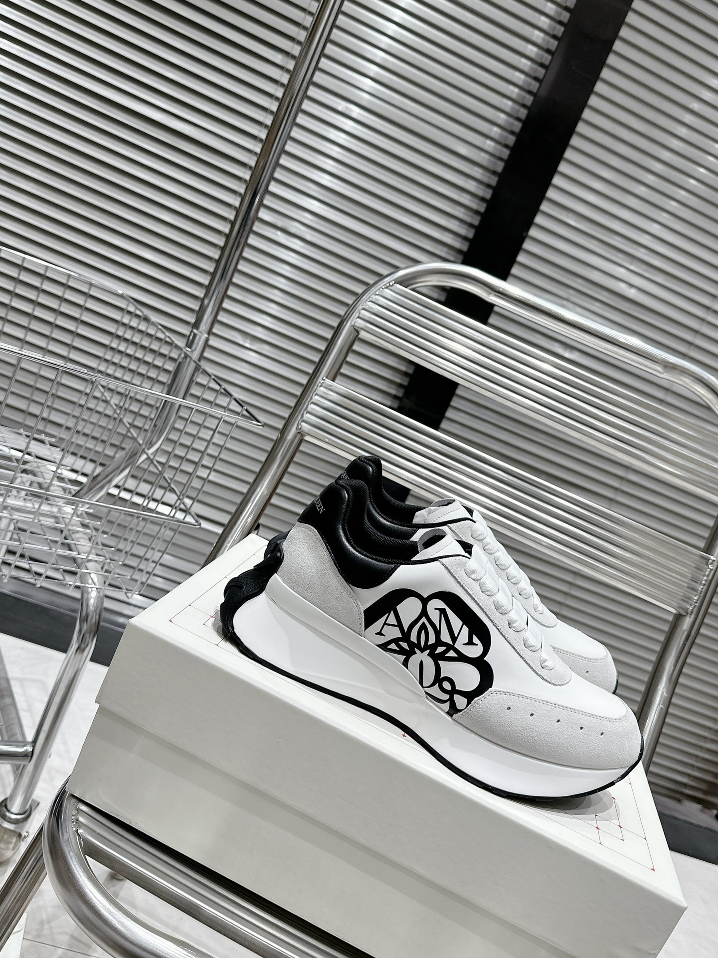 Alexander Mcqueen Dior Male Sneakers White M-l-s