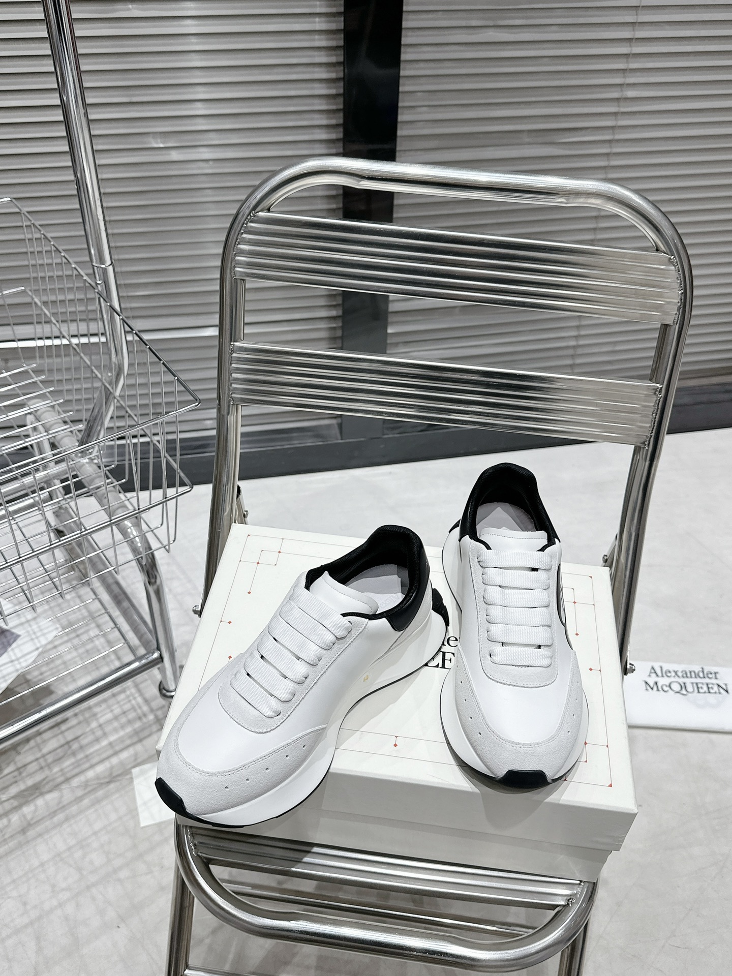 Alexander Mcqueen Dior Male Sneakers White M-l-s
