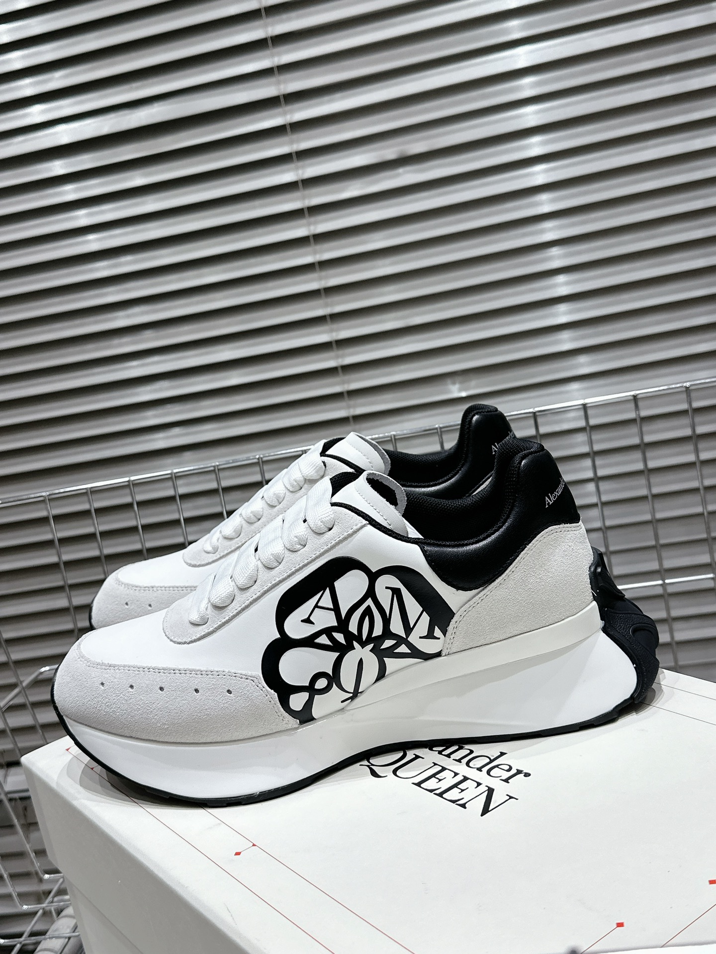 Alexander Mcqueen Dior Male Sneakers White M-l-s