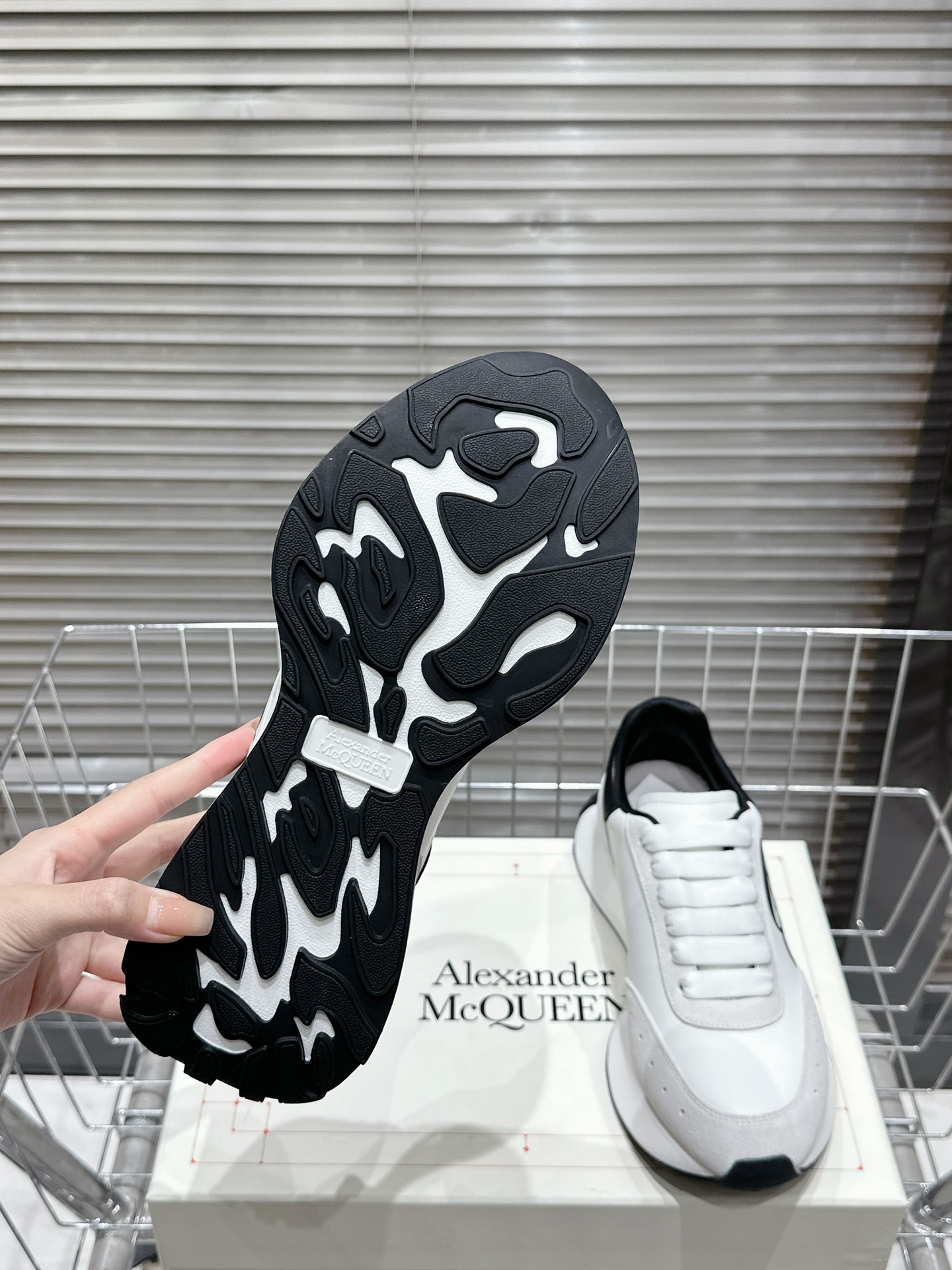 Alexander Mcqueen Dior Male Sneakers White M-l-s