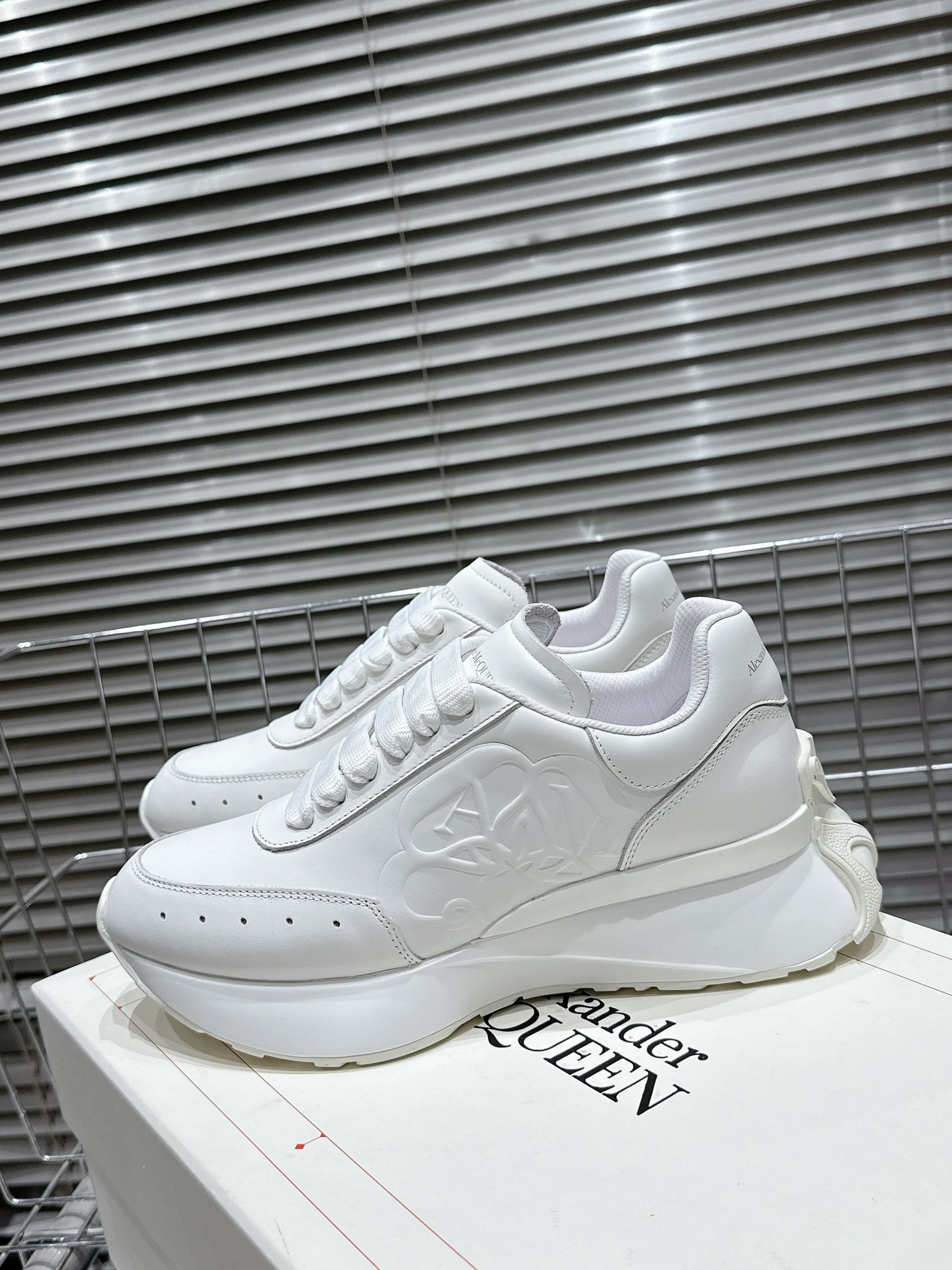 Alexander Mcqueen Dior Male Sneakers White M-l-s