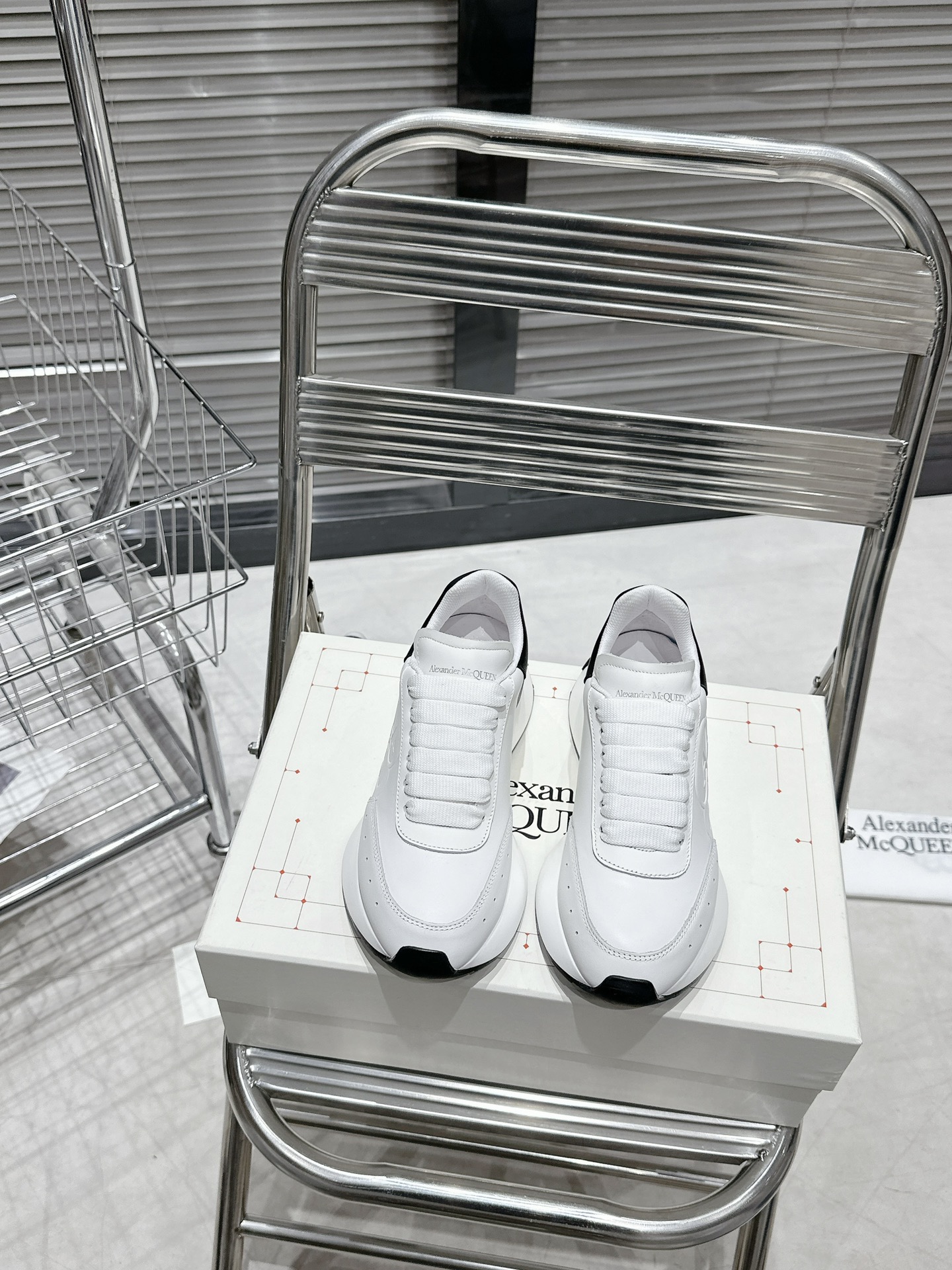 Alexander Mcqueen Dior Male Sneakers White M-l-s