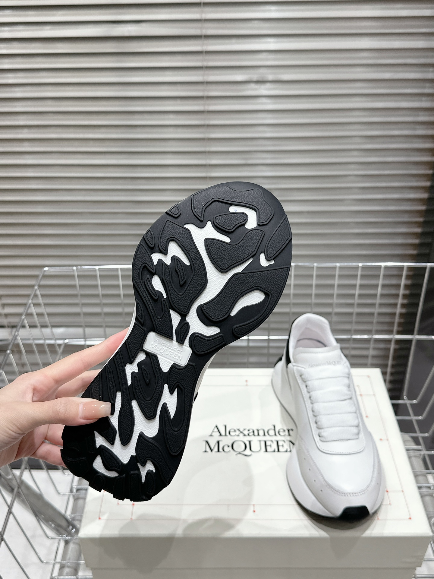 Alexander Mcqueen Dior Male Sneakers White M-l-s