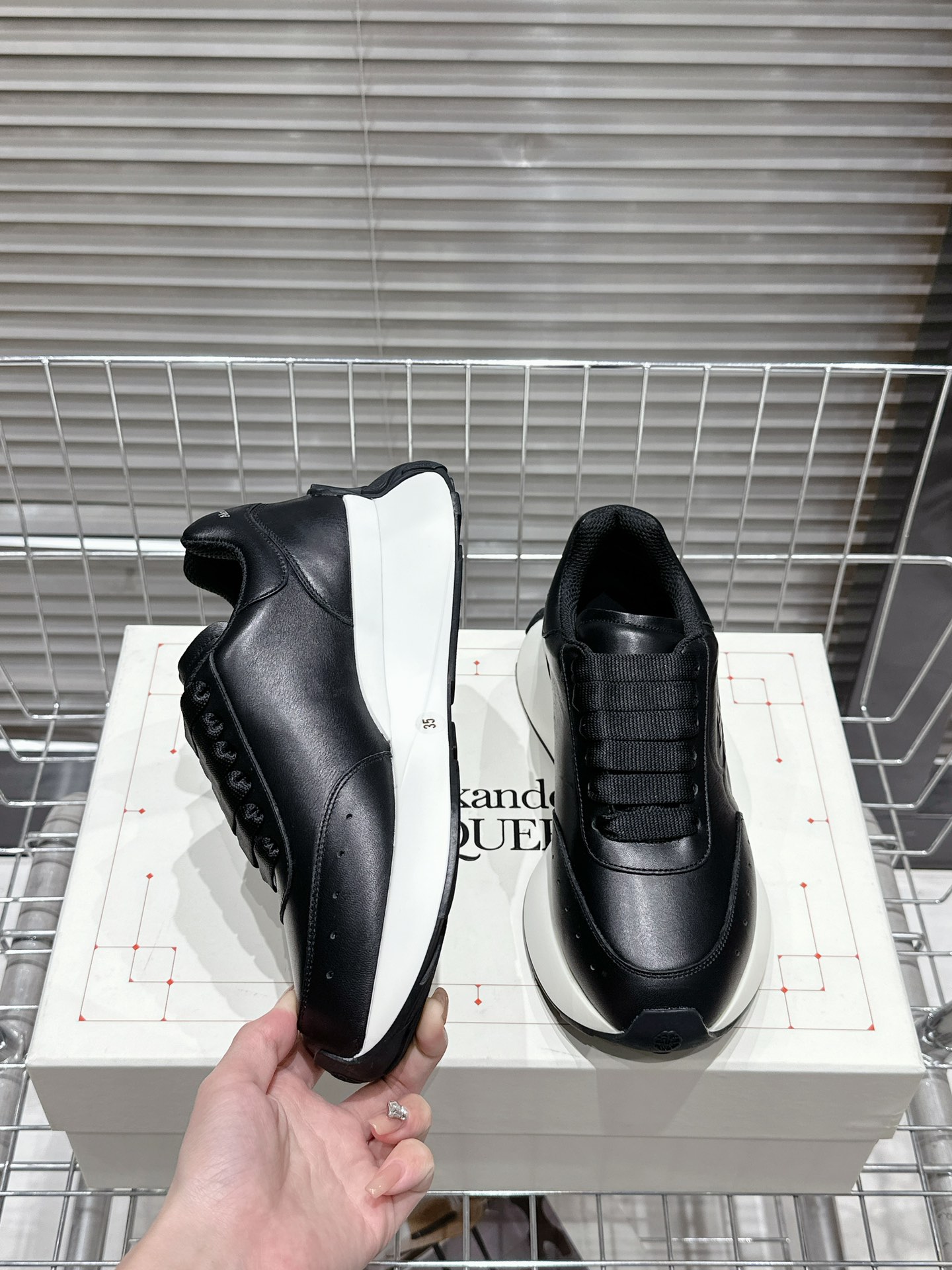 Alexander Mcqueen Dior Male Sneakers White M-l-s