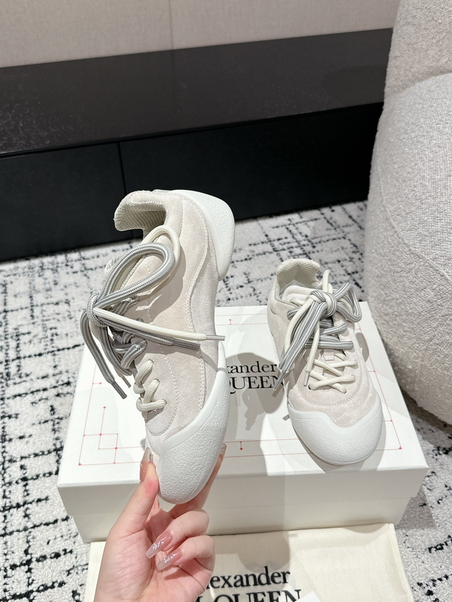 Alexander Mcqueen Female Sneakers Breathable M-l-s