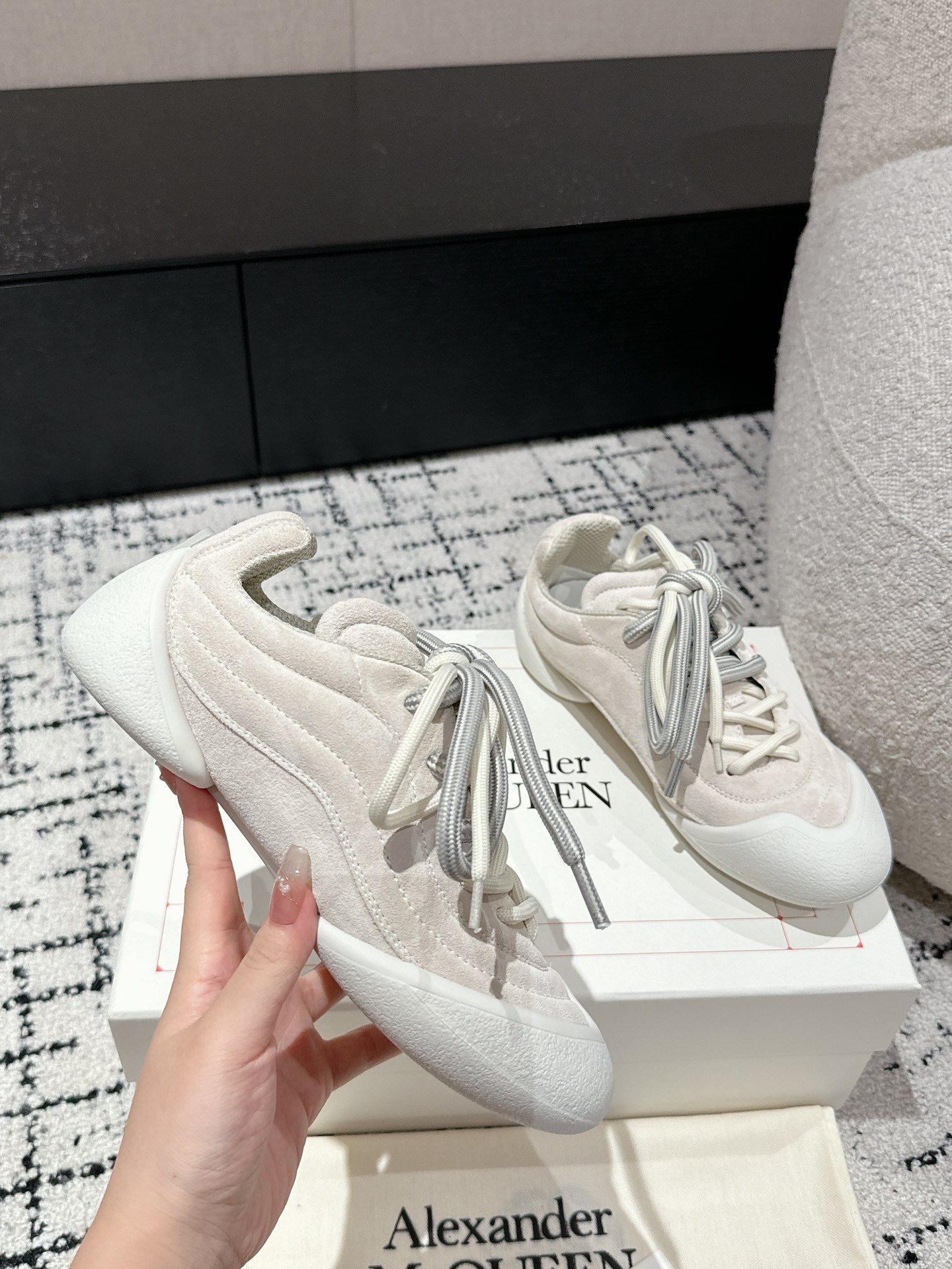 Alexander Mcqueen Female Sneakers Breathable M-l-s