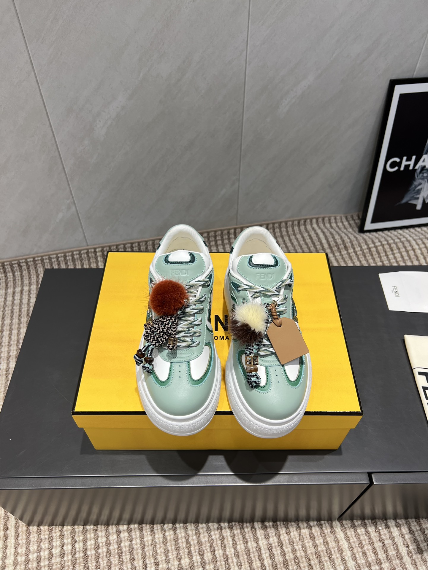 Fendi Sneakers Mesh Breathable M-l-s