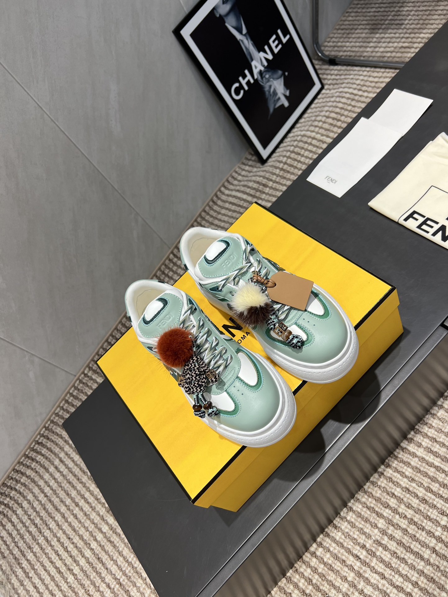 Fendi Sneakers Mesh Breathable M-l-s