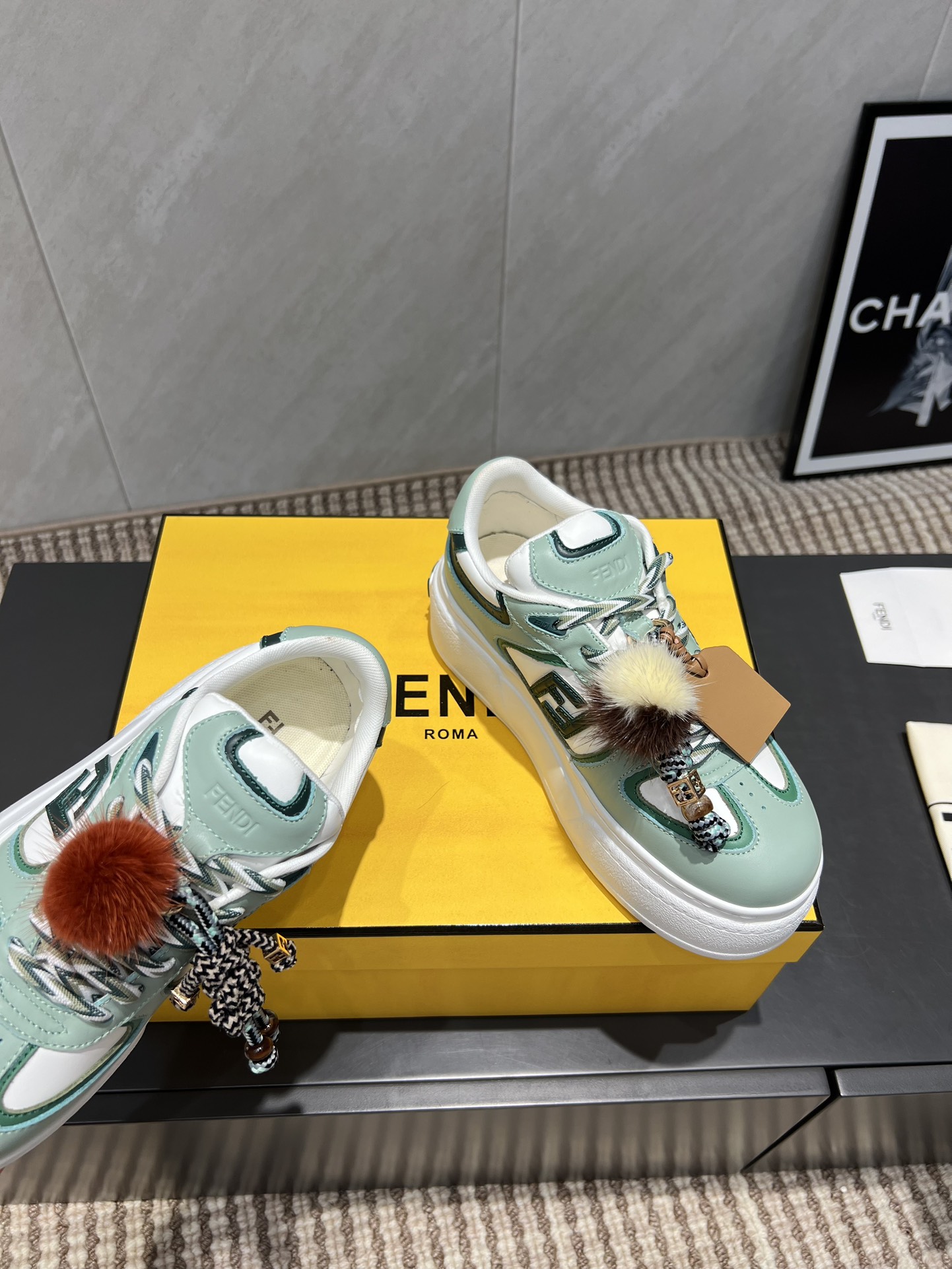 Fendi Sneakers Mesh Breathable M-l-s