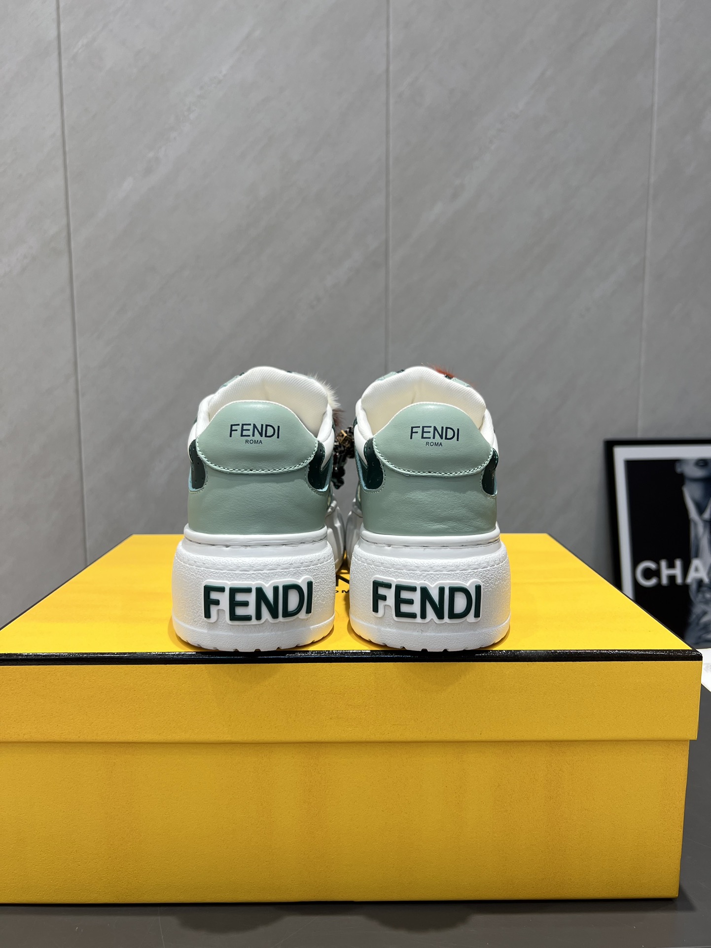 Fendi Sneakers Mesh Breathable M-l-s