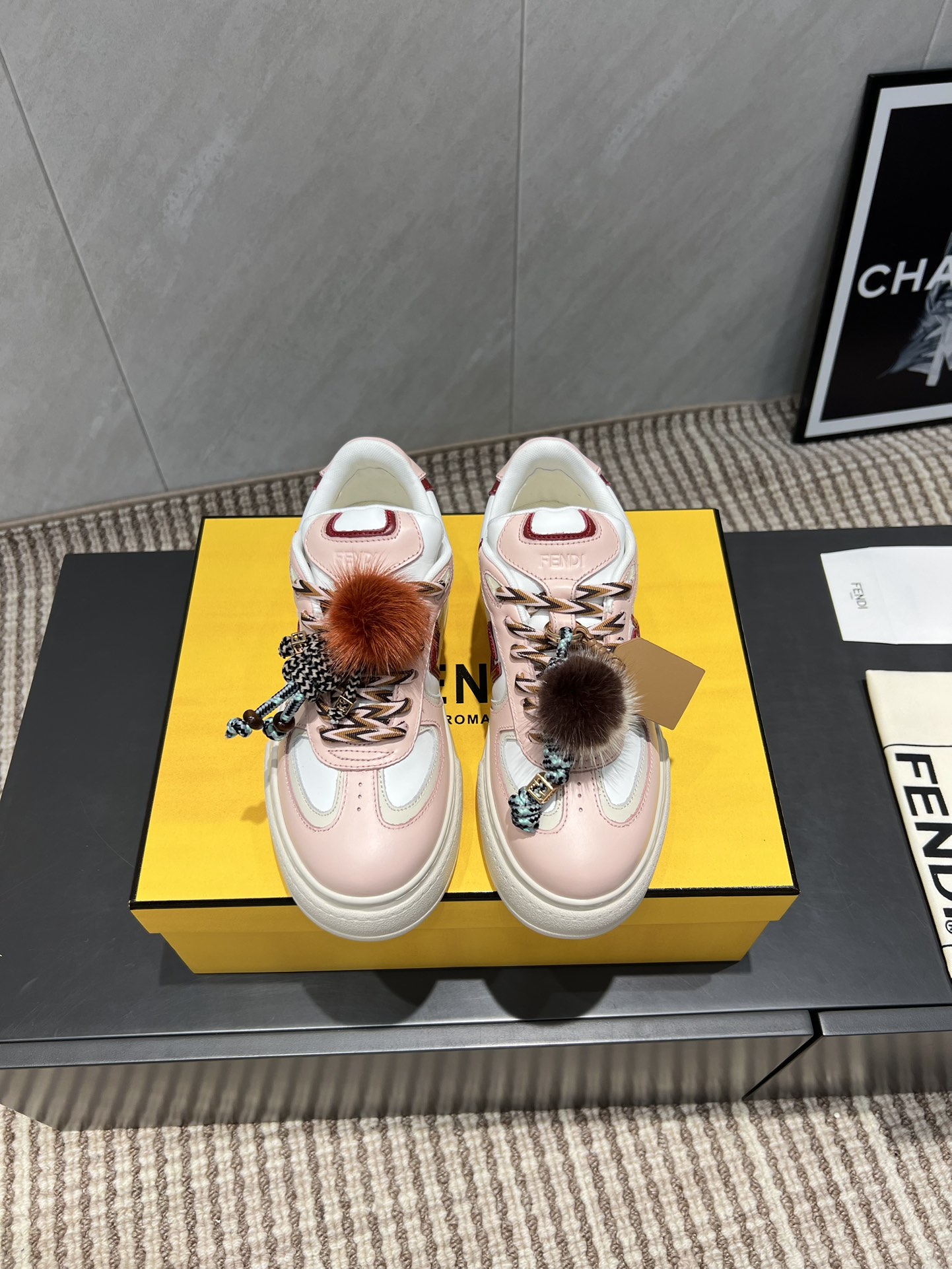 Fendi Sneakers Mesh Breathable M-l-s