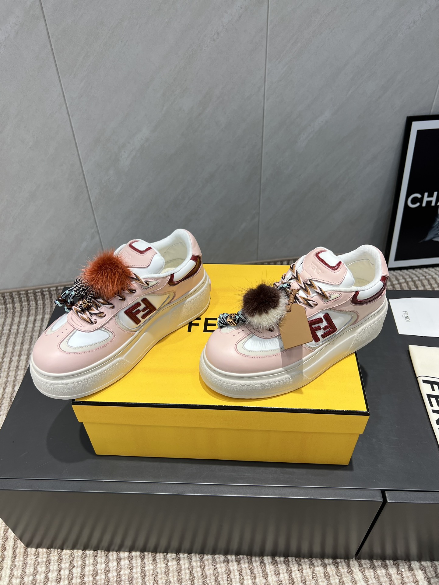 Fendi Sneakers Mesh Breathable M-l-s