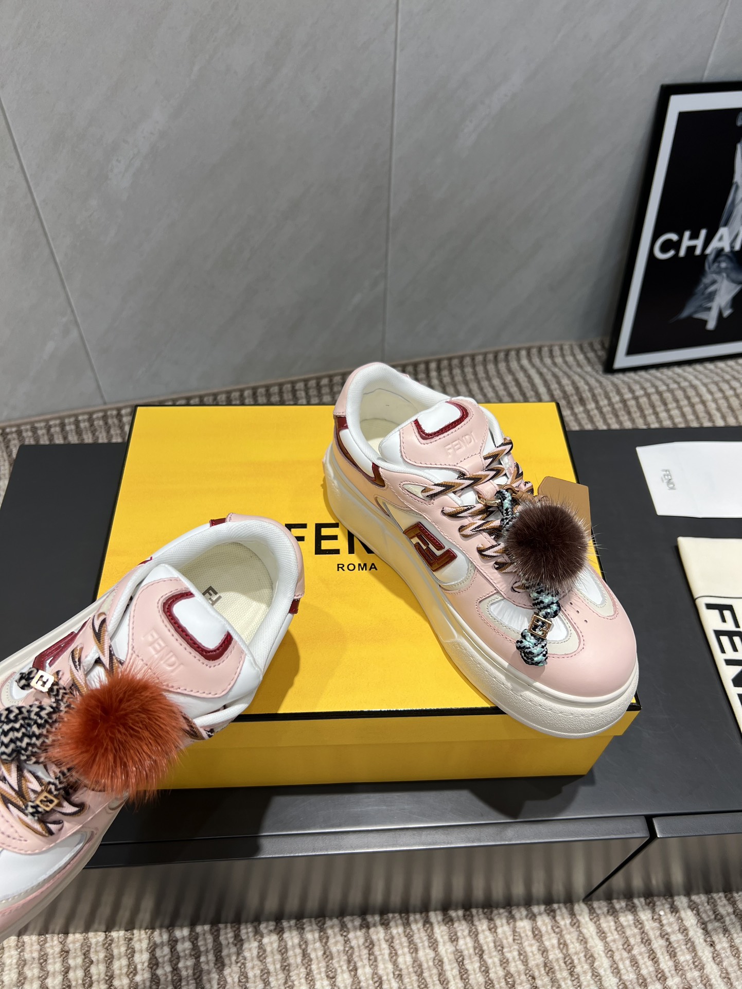 Fendi Sneakers Mesh Breathable M-l-s