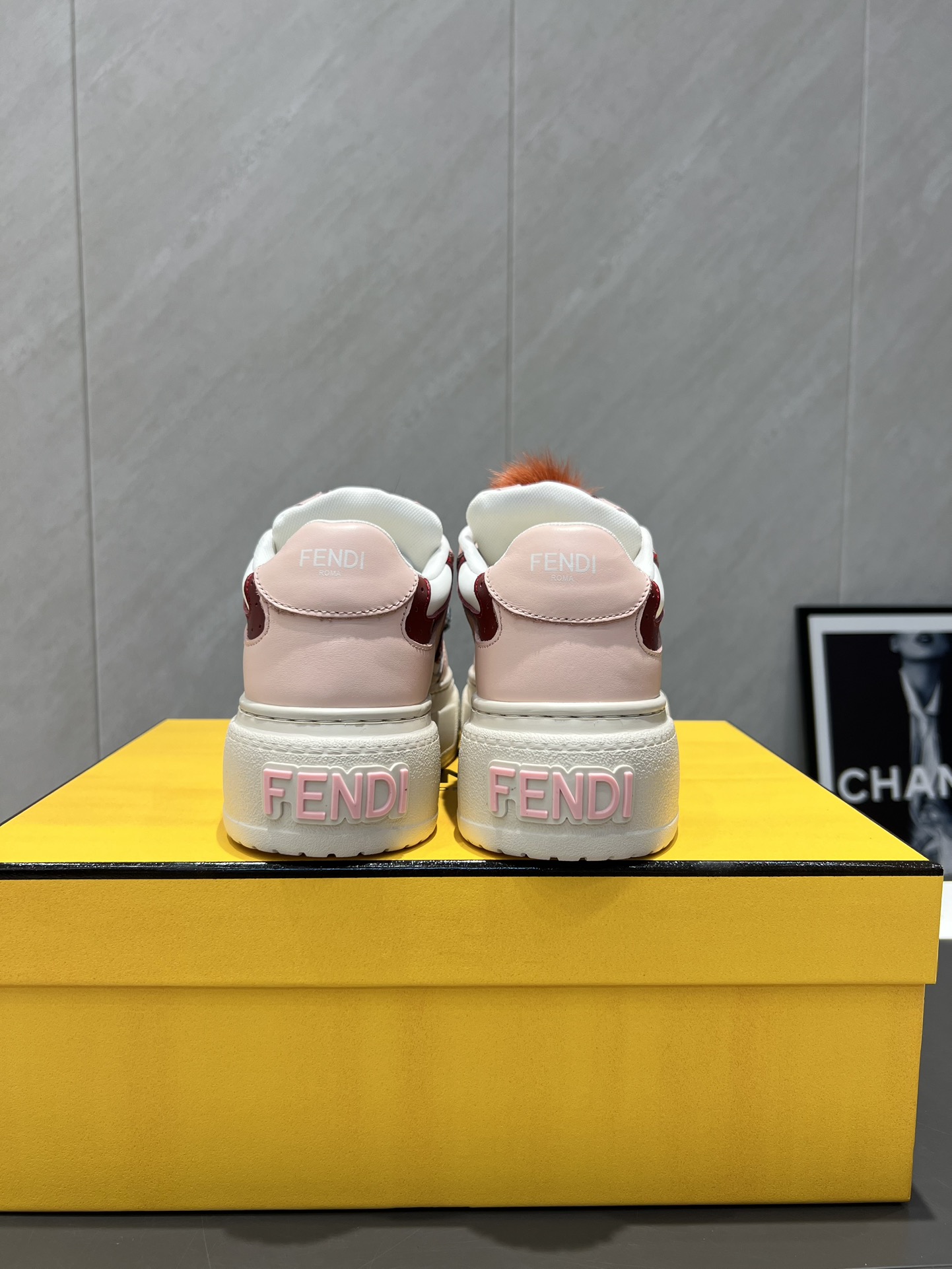 Fendi Sneakers Mesh Breathable M-l-s