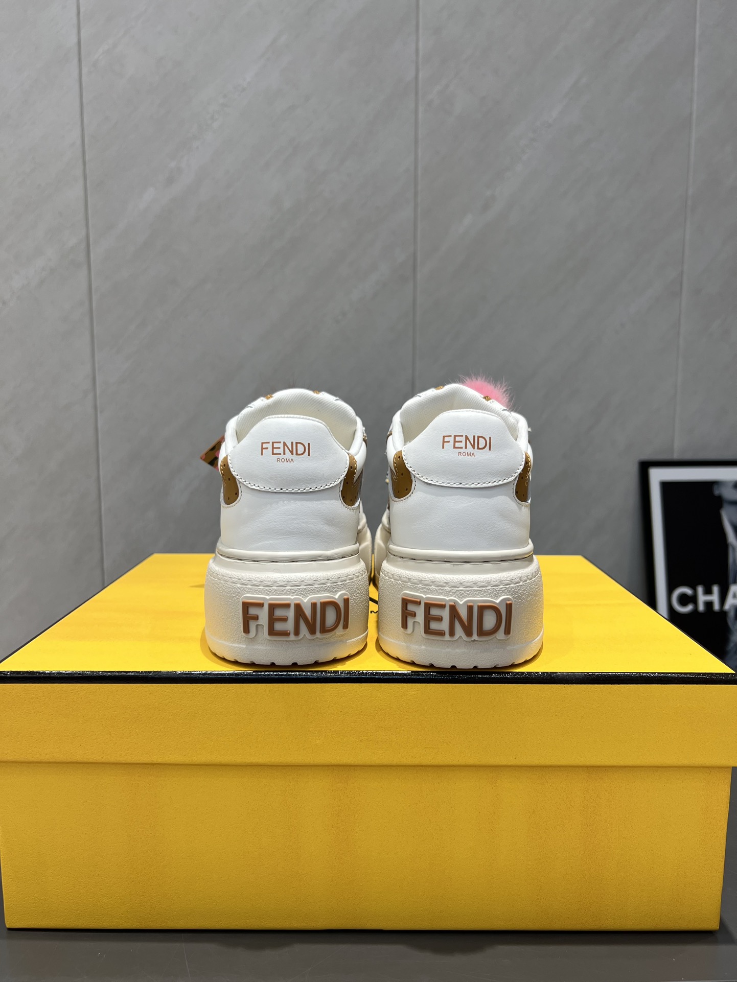 Fendi Sneakers Mesh Breathable M-l-s