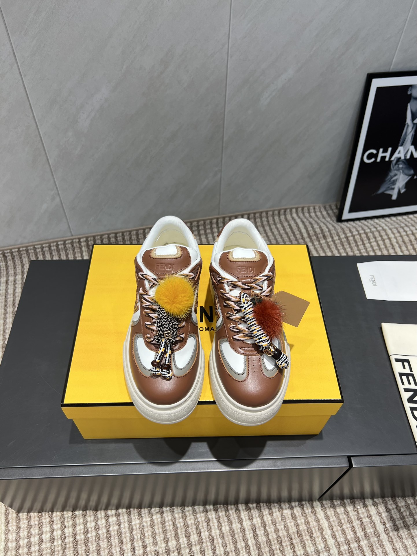 Fendi Sneakers Mesh Breathable M-l-s
