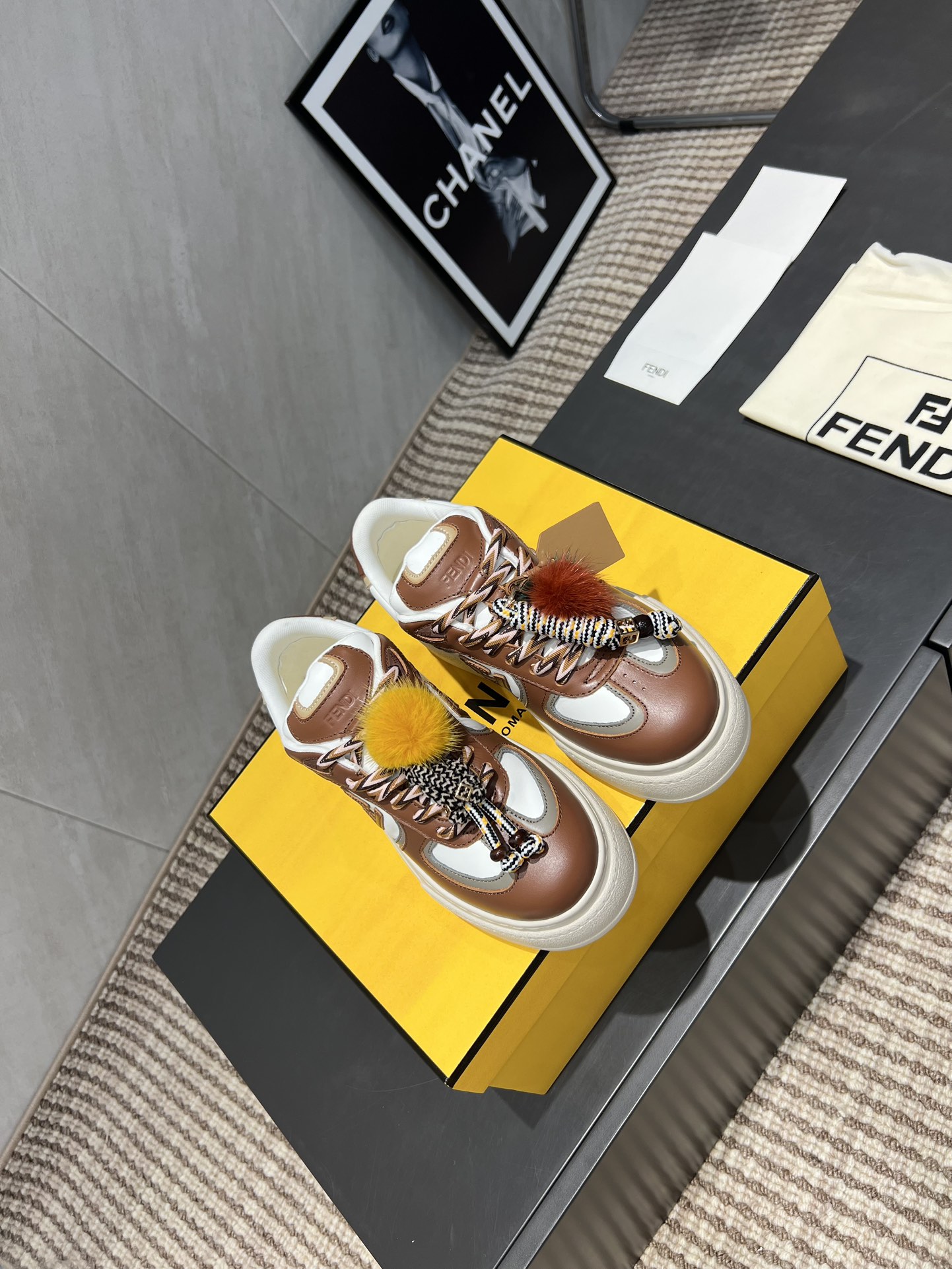 Fendi Sneakers Mesh Breathable M-l-s