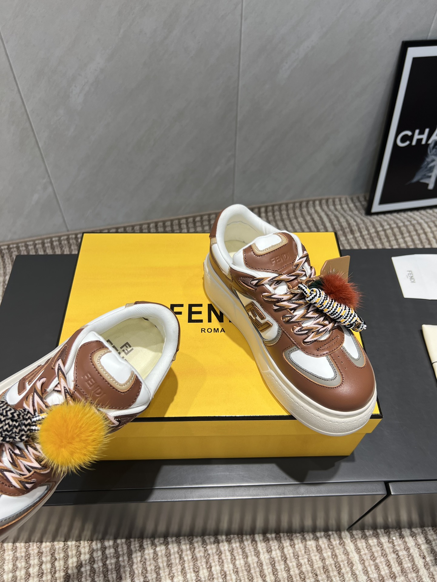 Fendi Sneakers Mesh Breathable M-l-s