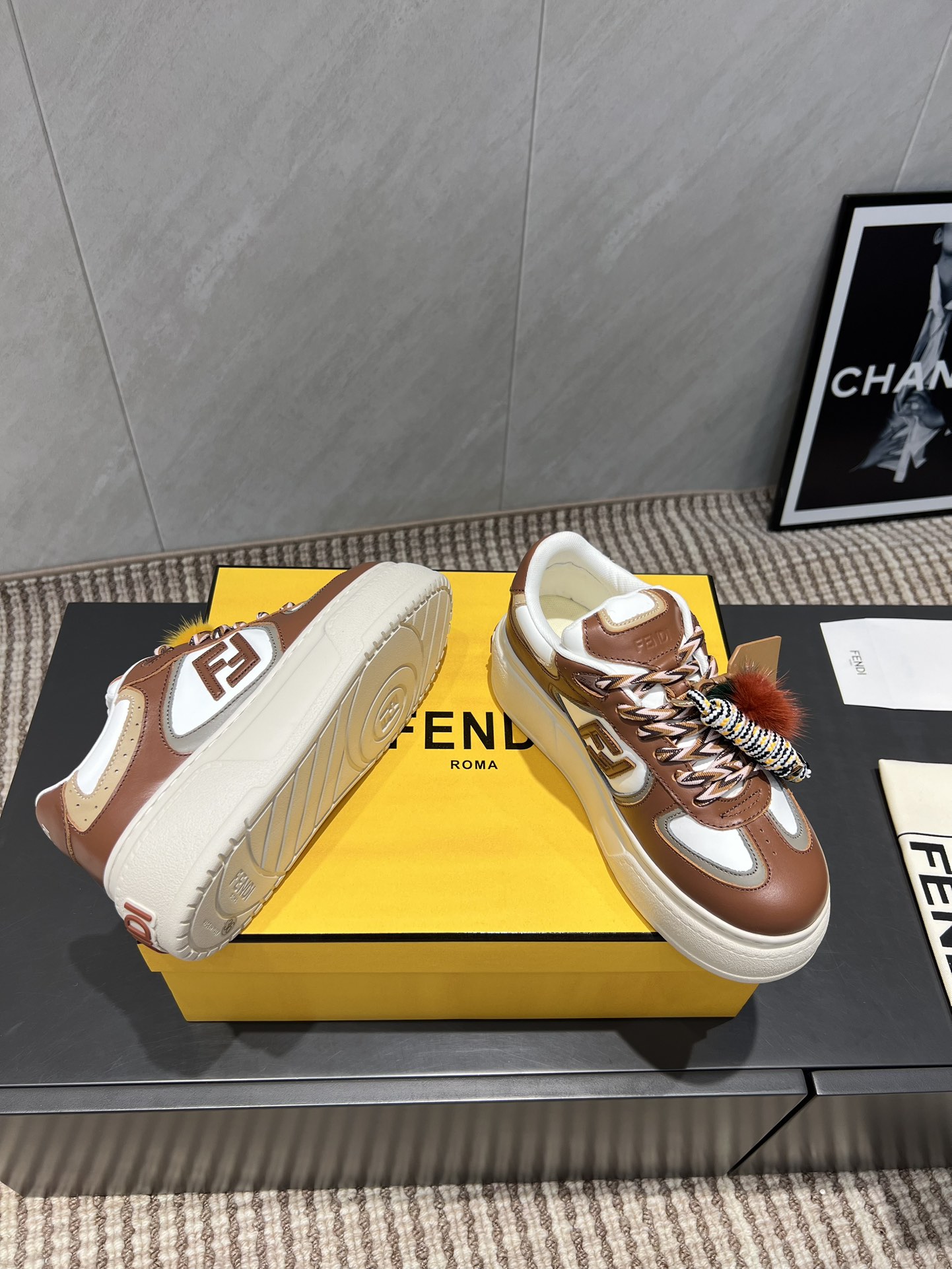 Fendi Sneakers Mesh Breathable M-l-s
